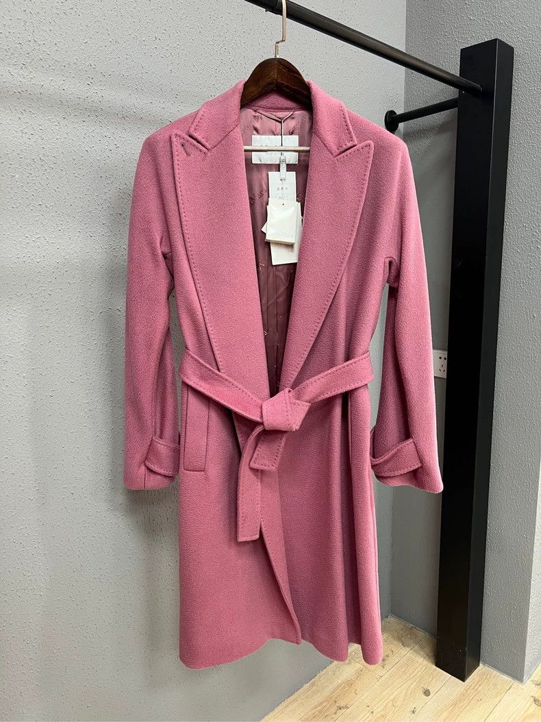 Max Mara Max Mara Pink camel hair coat Size M / US 6-8 / IT 42-44 - 1 Thumbnail