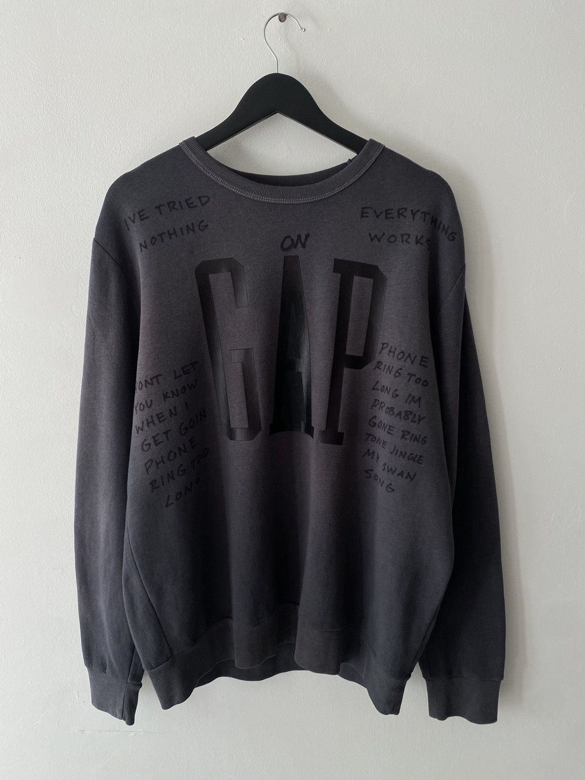 Band Tees Hijacked “Gap” Death Grips DIY Crewneck Size US L / EU 52-54 / 3 - 1 Thumbnail