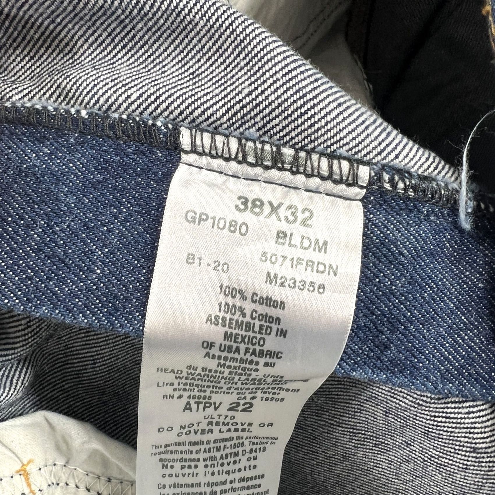 Vintage Aramark FR Flame Resistant SteelGuard Jeans Work Pants 38x32 Size US 38 / EU 54 - 6 Thumbnail