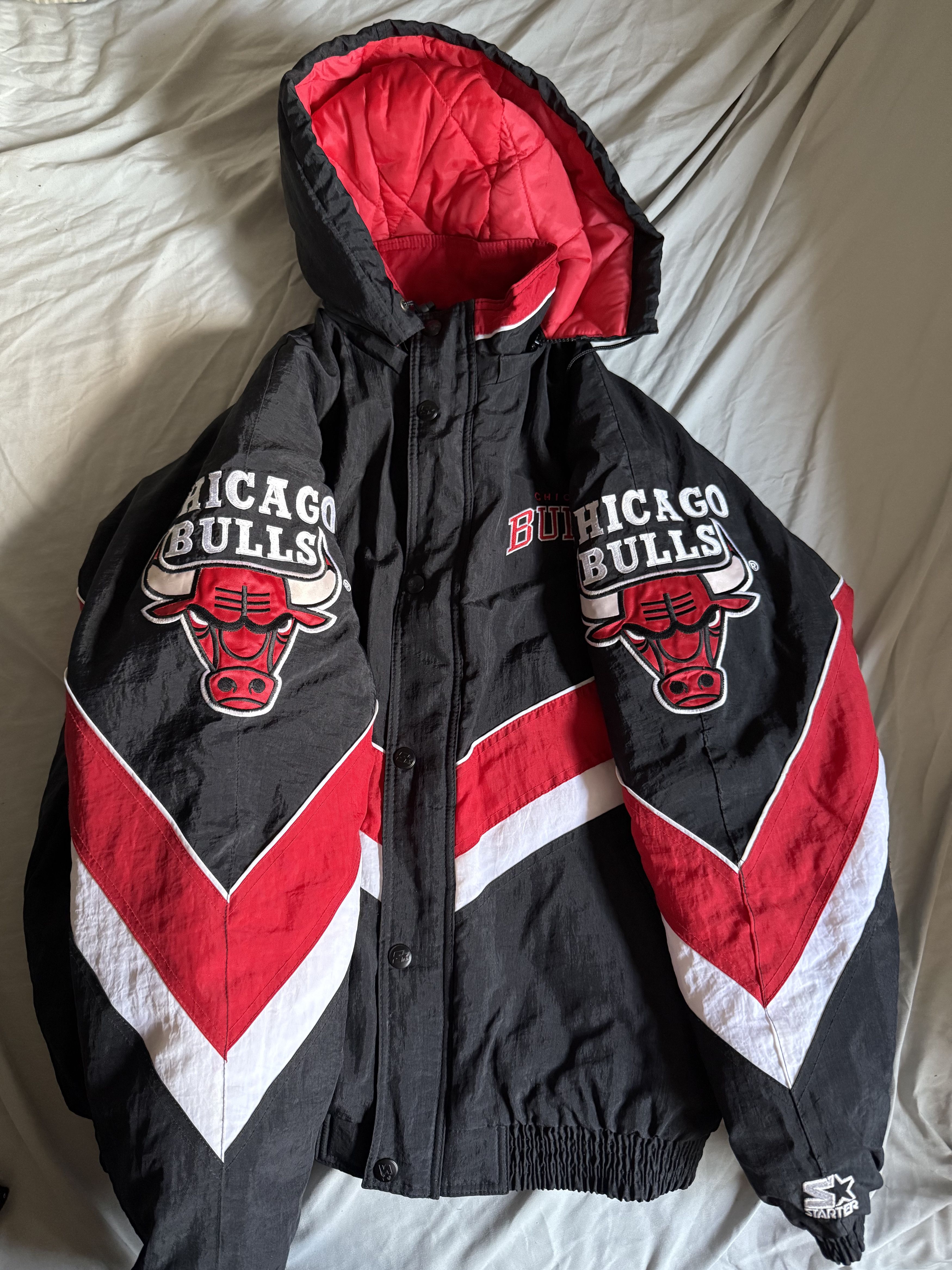 Chicago Bulls Starter Jacket Large