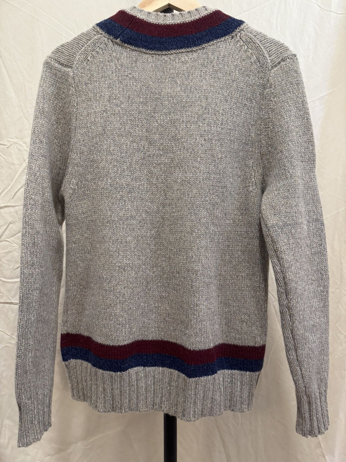 Brooks Brothers Brooks Brothers Wool BlendLong Sleeve V-Neck Tennis Sweater Size US S / EU 44-46 / 1 - 2 Thumbnail
