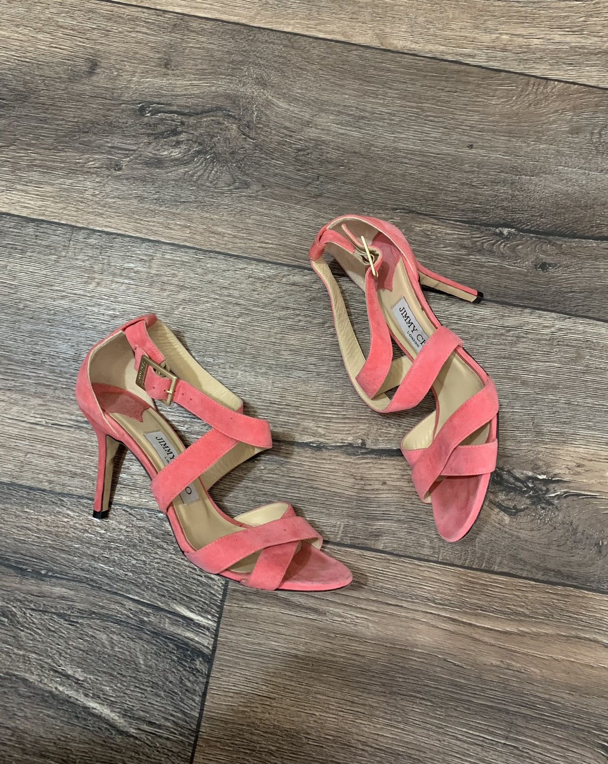 Jimmy Choo Jimmy Choo Suede Pink Heels Shoes Made in Italy US5,5 Size US 5.5 / IT 35.5 - 2 Thumbnail