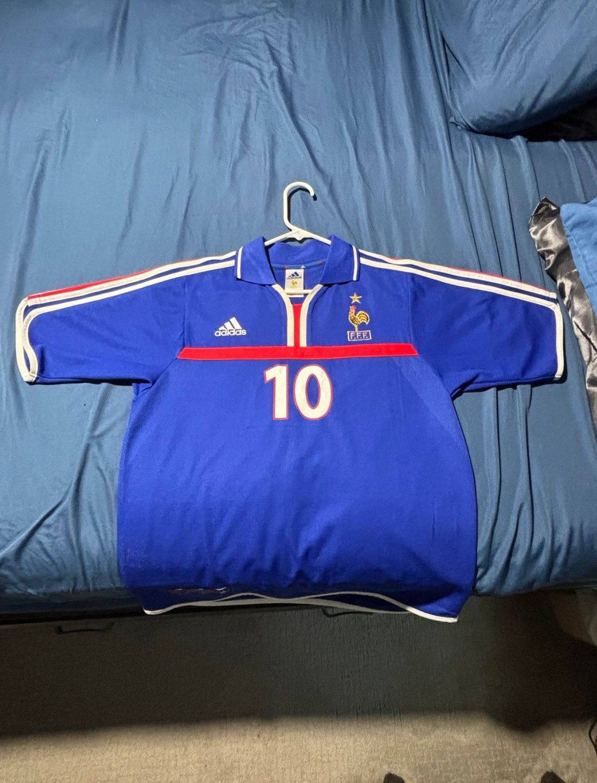 Adidas × Vintage 2000-01 France Zidane Adidas Jersey Size US S / EU 44-46 / 1 - 1 Thumbnail