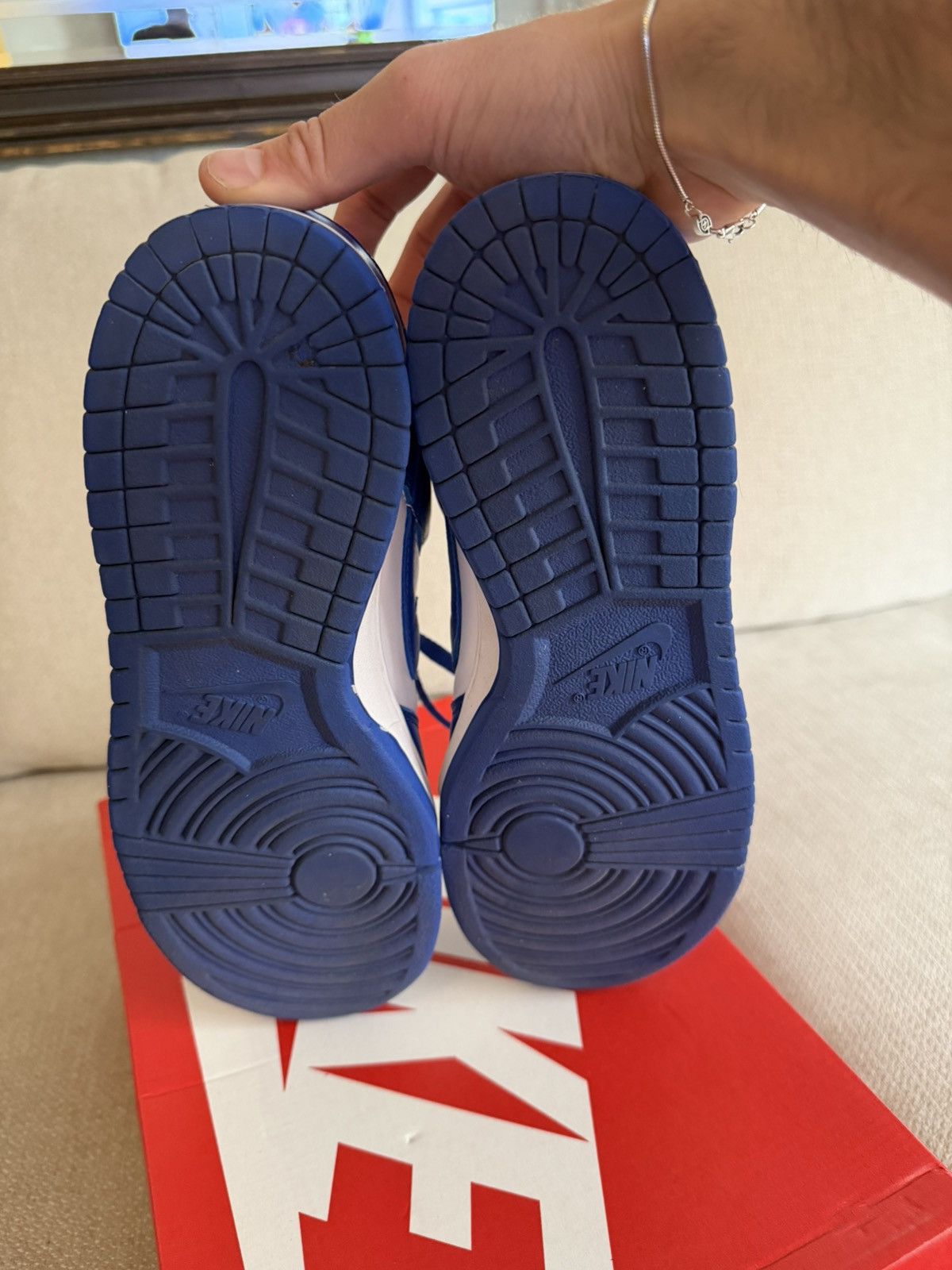 Nike NIKE DUNK LOW RETRO SP “KENTUCKY” - BLUE Size US 10 / EU 43 - 8 Thumbnail
