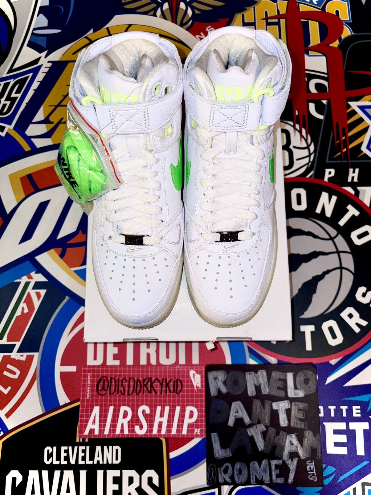 Nike 10th Anniversary RSVP Gallery x Nike Air Force 1 CV0433-100 Size US 6.5 / EU 39-40 - 4 Thumbnail