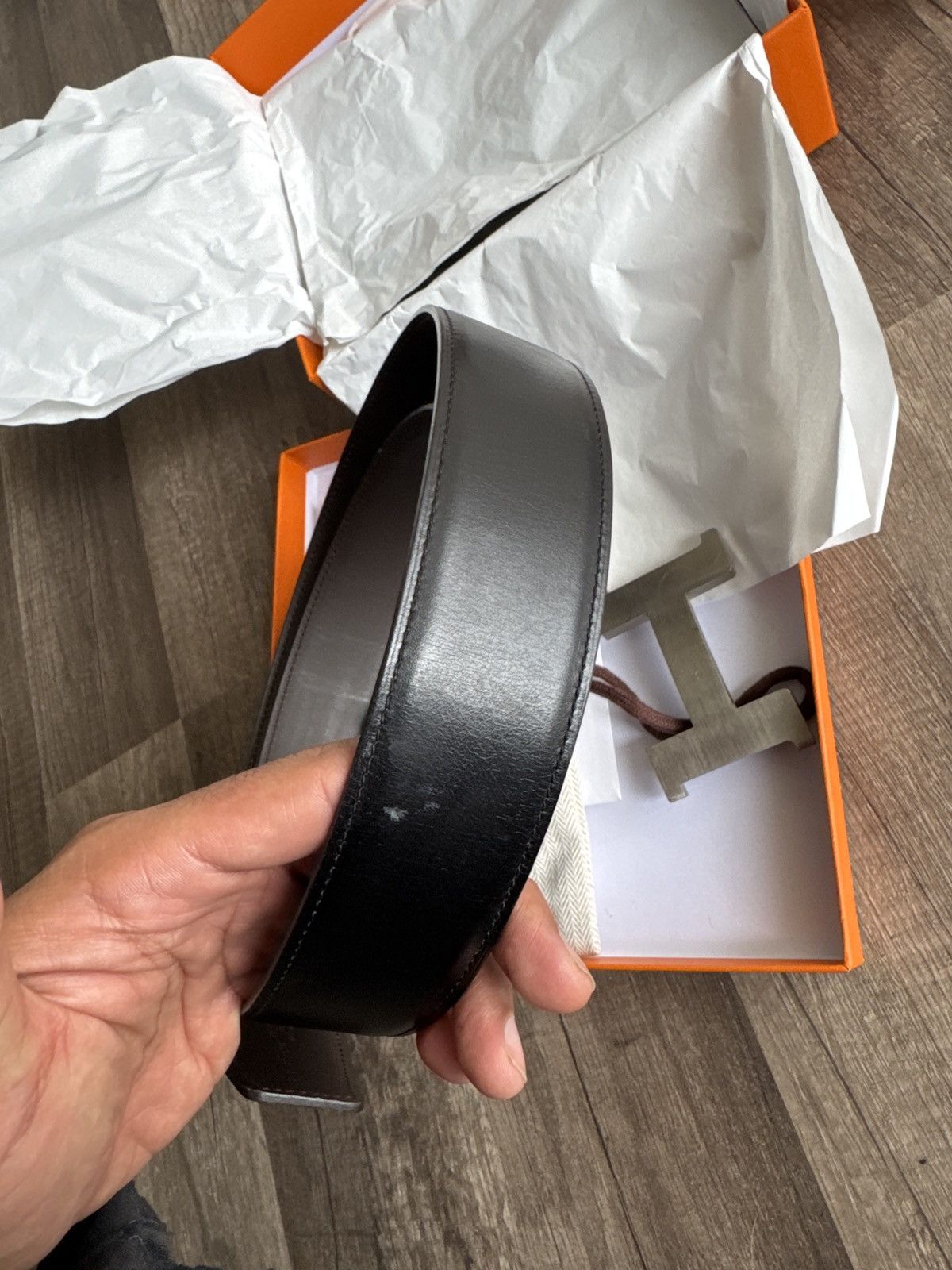 Hermes Hermes belt Size 32 - 1 Thumbnail