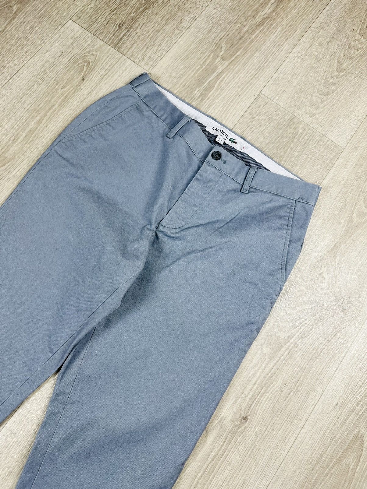 Lacoste × Vintage Lacoste Vintage Men’s Chino Pants Slim Fit Size US 34 / EU 50 - 3 Thumbnail