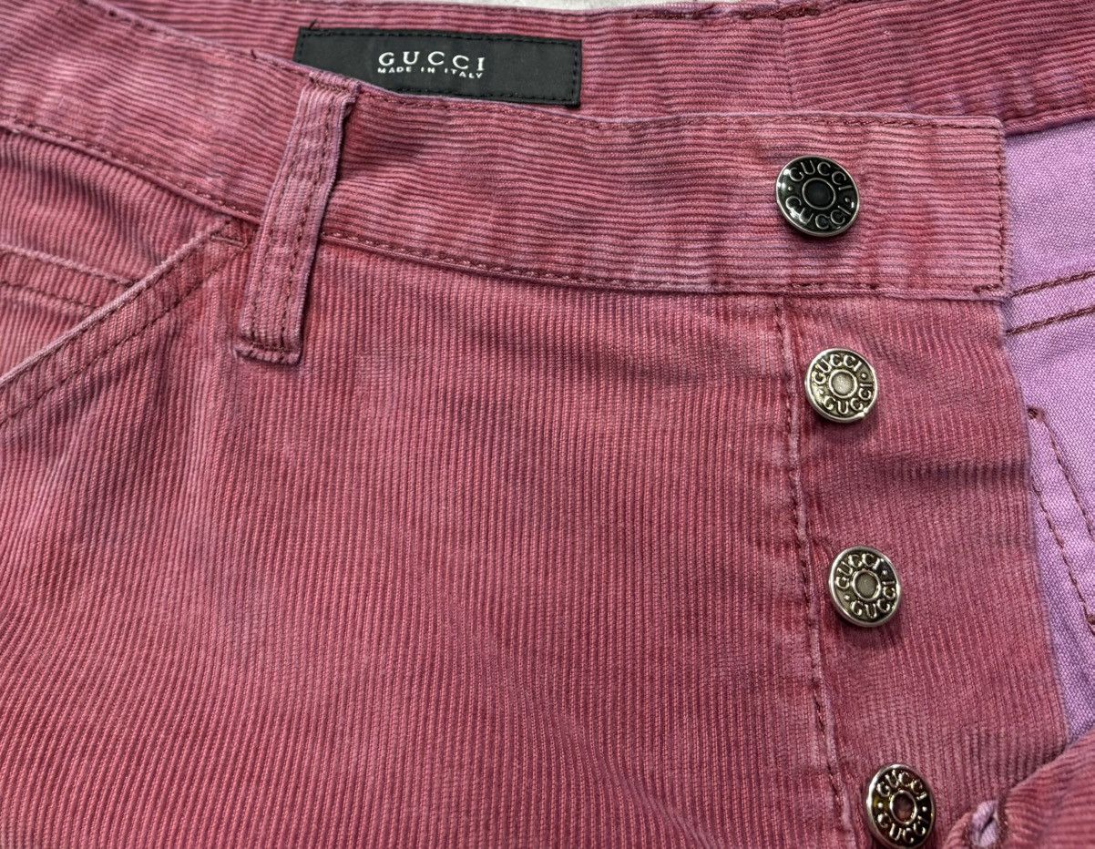 Gucci Vintage Gucci Skinny Fit Corduroy Pants Size US 30 / EU 46 - 2 Thumbnail