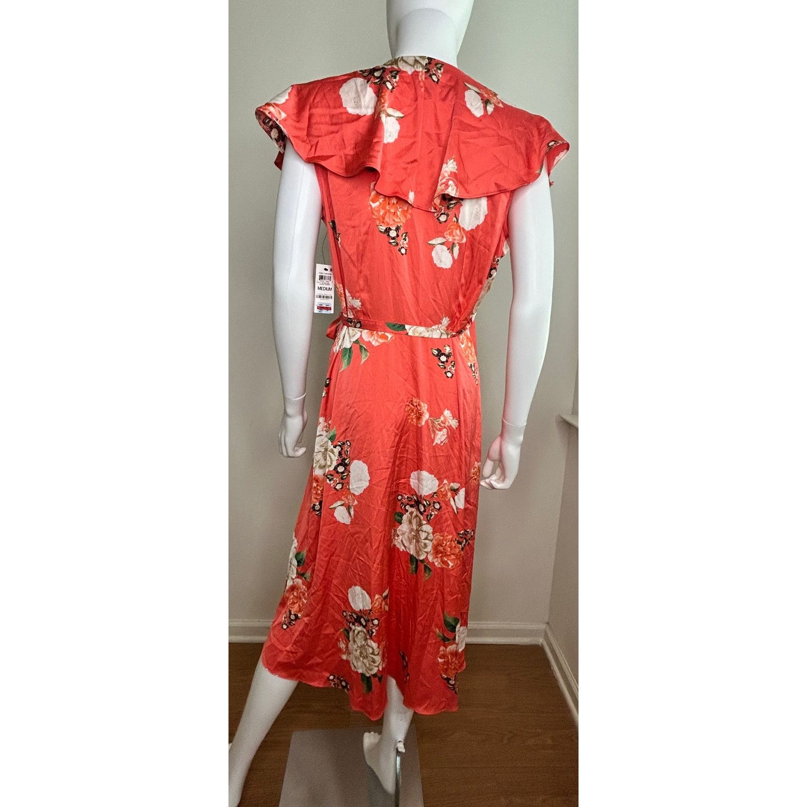 Other INC International Concepts Floral Wrap Dress Women M NWT Size M / US 6-8 / IT 42-44 - 5 Thumbnail