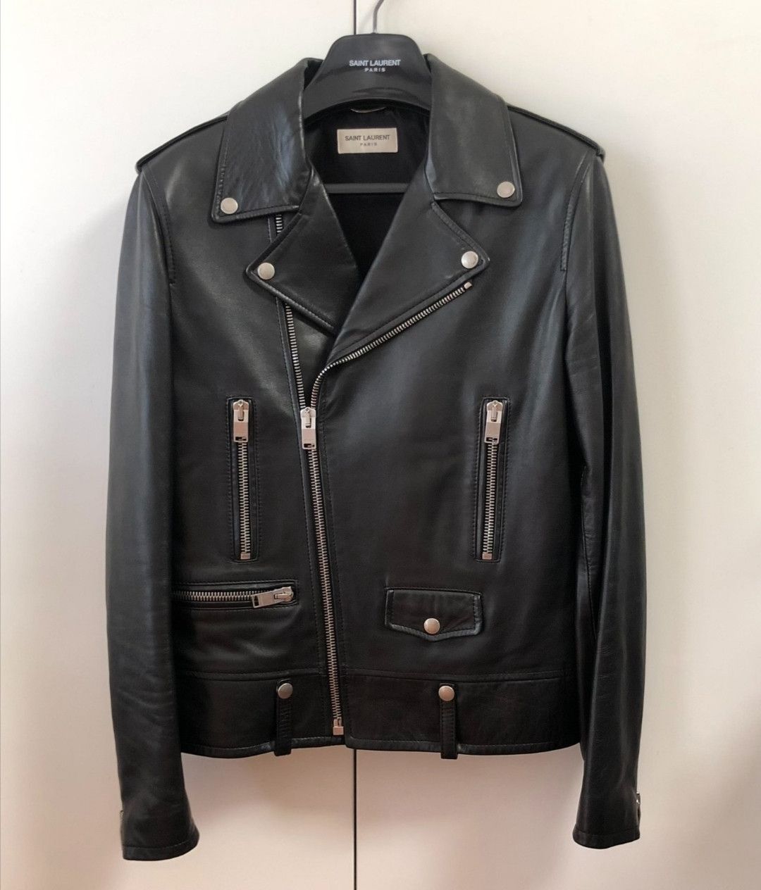 Saint Laurent Paris saint laurent Biker Jacket Coat Size US M / EU 48-50 / 2 - 1 Thumbnail