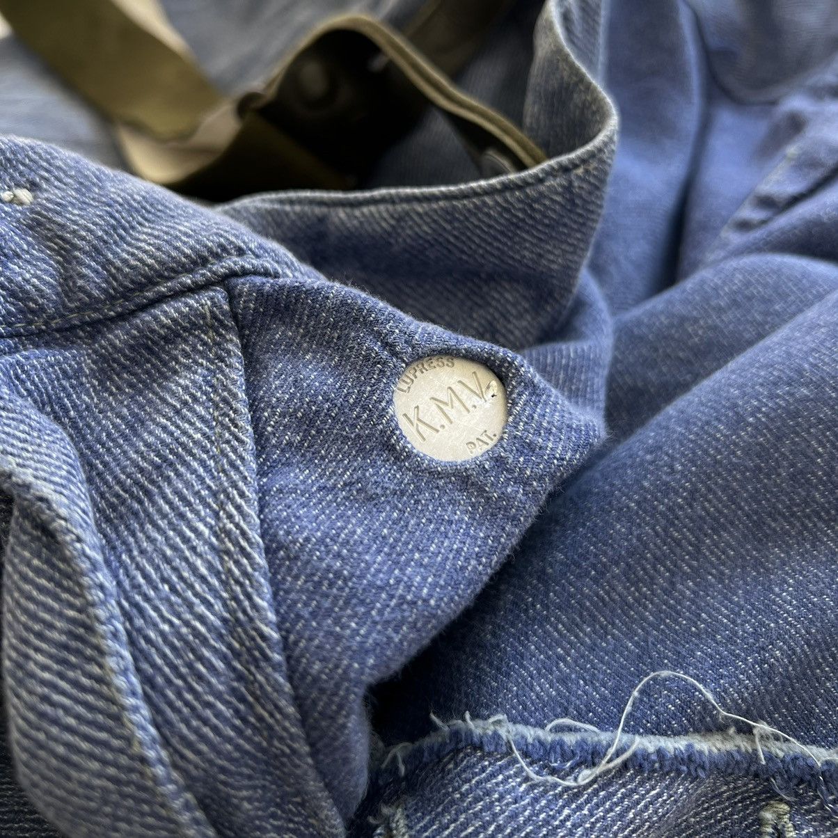 Vintage VINTAGE 1940 WWII SWISS PRISON WORK PANTS Size US 34 / EU 50 - 12 Thumbnail