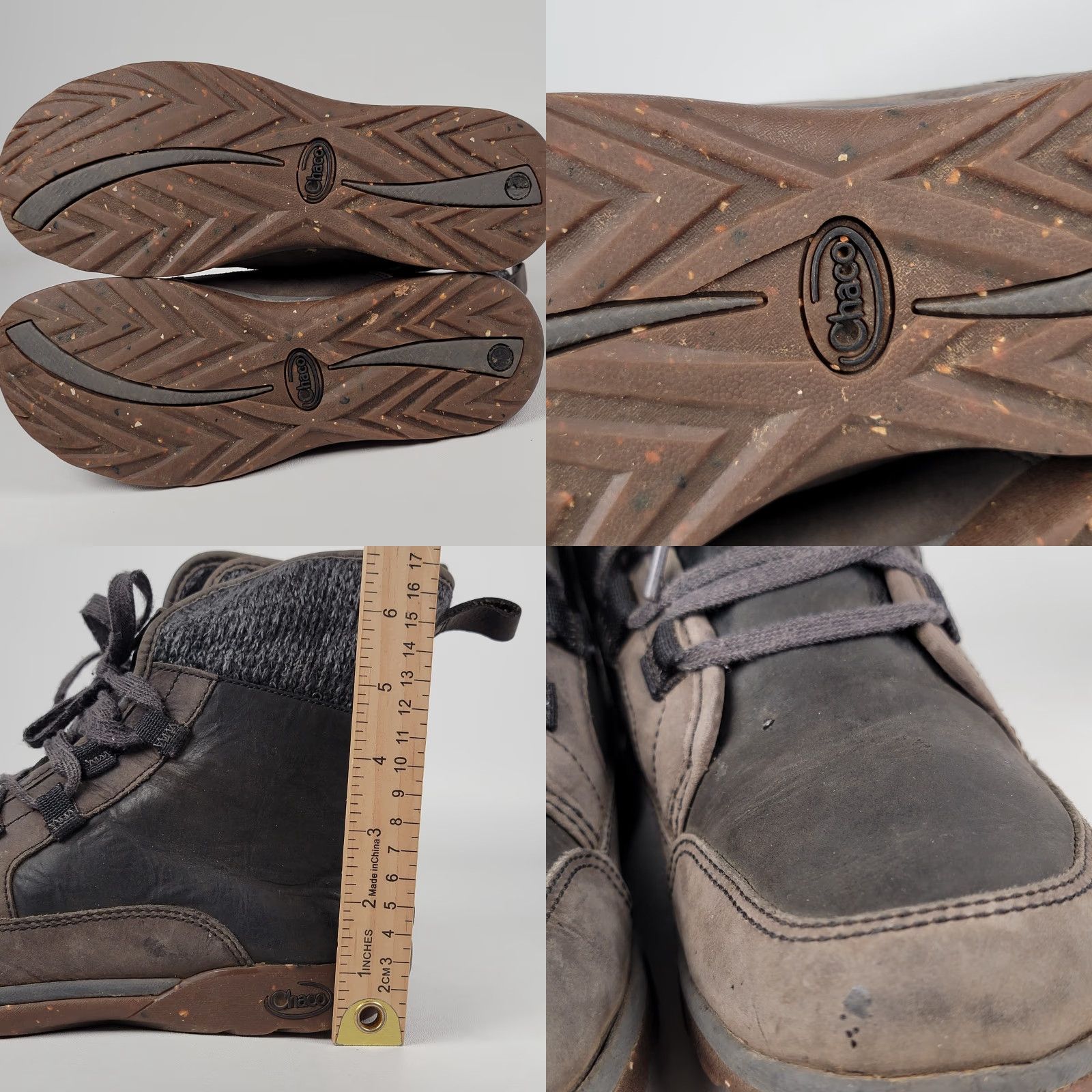 Chaco Chaco Barbary Boots Size 8 Womens Leather Wool Waterproof Hiking Outdoor Brown Size US 8 / IT 38 - 8 Thumbnail