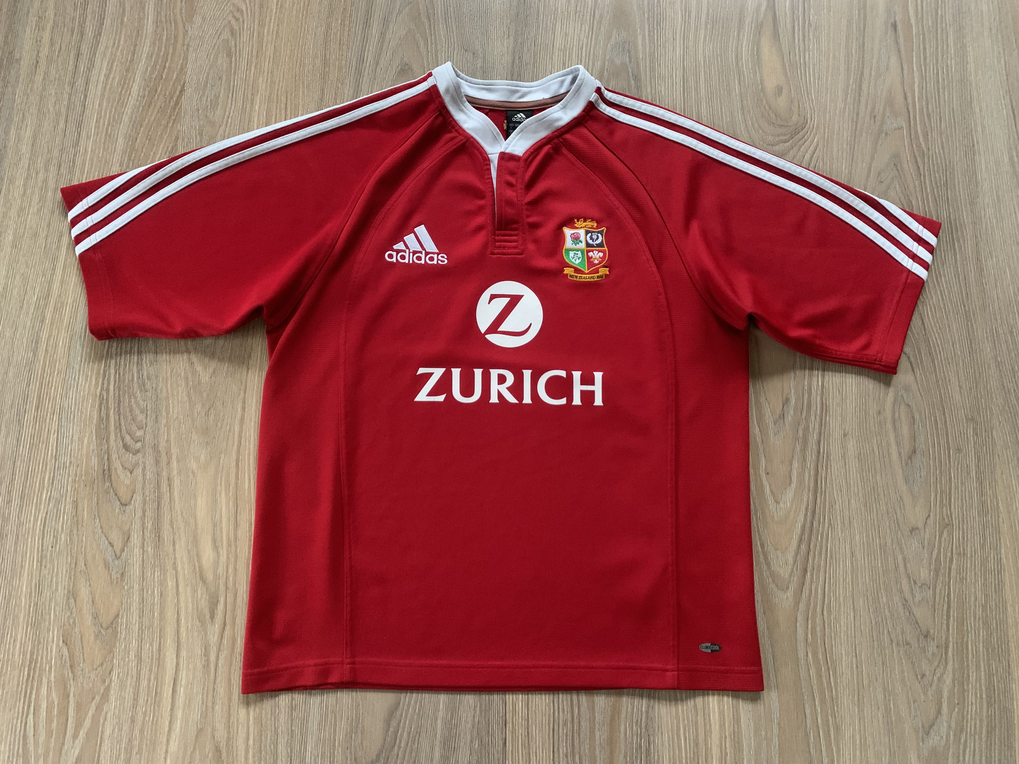 Adidas Adidas Men's Vintage New Zealand Rugby Jersey World Cup WRU Size US M / EU 48-50 / 2 - 2 Thumbnail