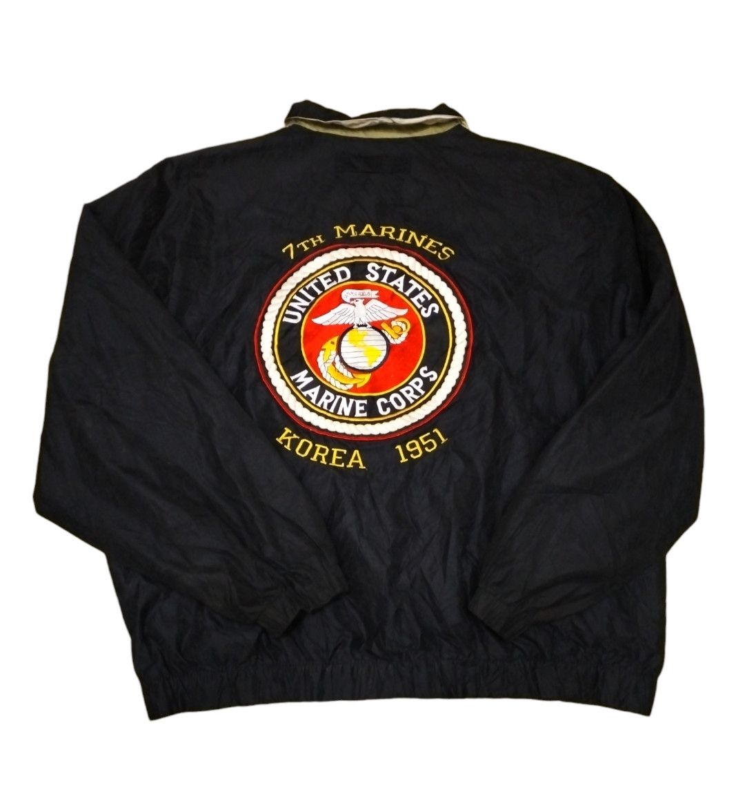 Vintage US MARINE Corps 7th Marine 1951 KOREA WARS JACKET Size US L / EU 52-54 / 3 - 1 Thumbnail