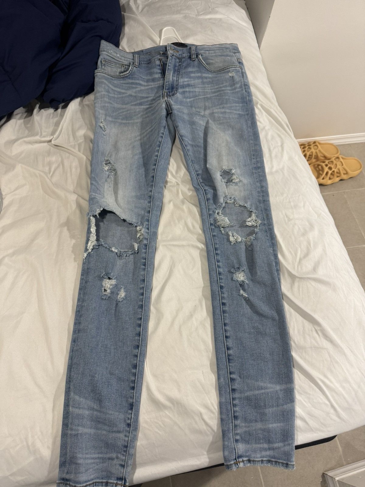 Amiri Amiri Distressed Denim Size US 32 / EU 48 - 1 Thumbnail
