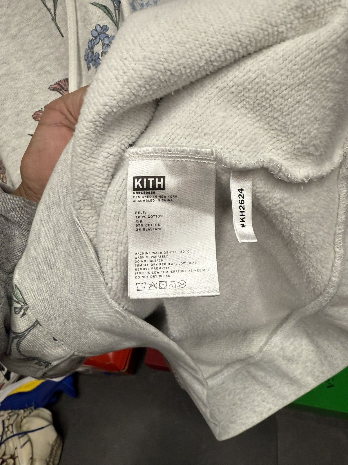 Kith Kith Botanical Floral Williams III Hoodie Grey Size US M / EU 48-50 / 2 - 5 Thumbnail