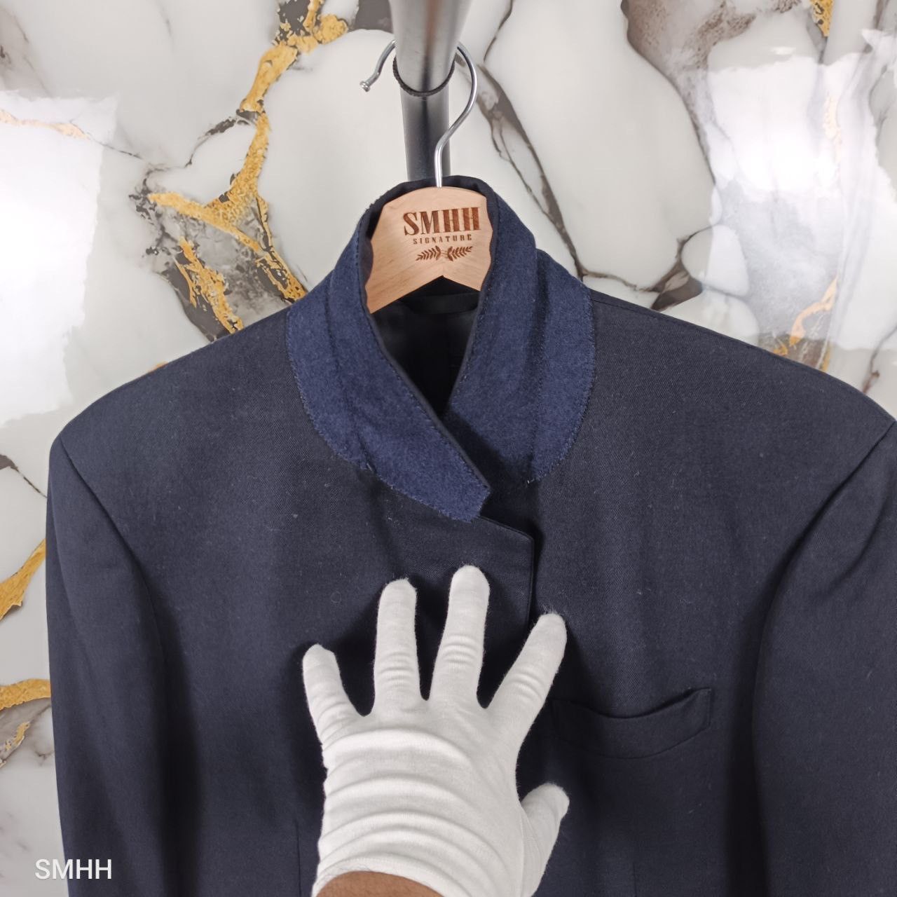 Yohji Yamamoto 🔥A.A.R. Yohji Yamamoto x Durban Blazer 2B – Dark Navy – M Size 40R - 5 Thumbnail