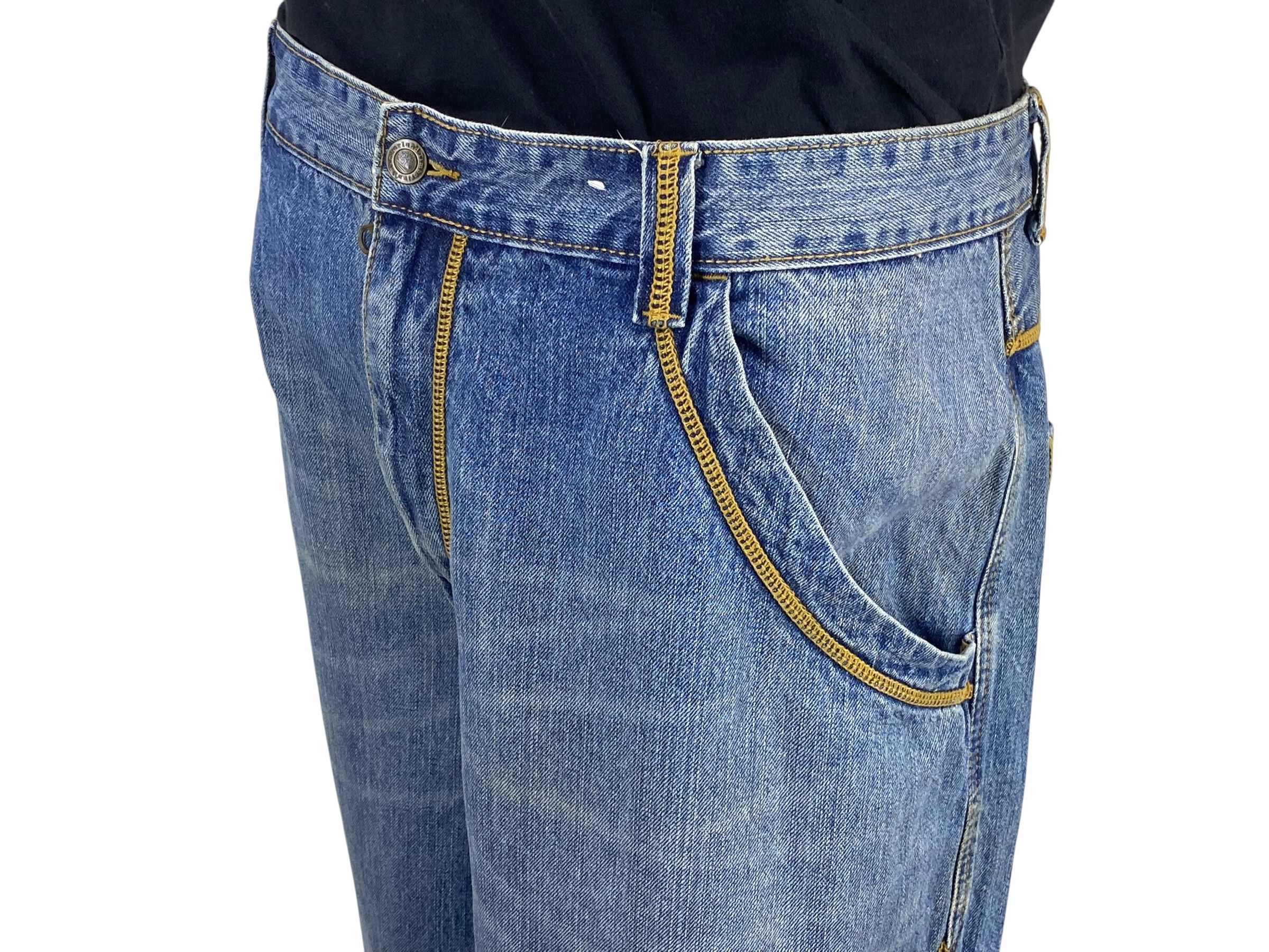 Japanese Brand Timberland Hip Hop Skateboard Jeans Cargo Baggy Jeans Size US 42 / EU 58 - 8 Thumbnail