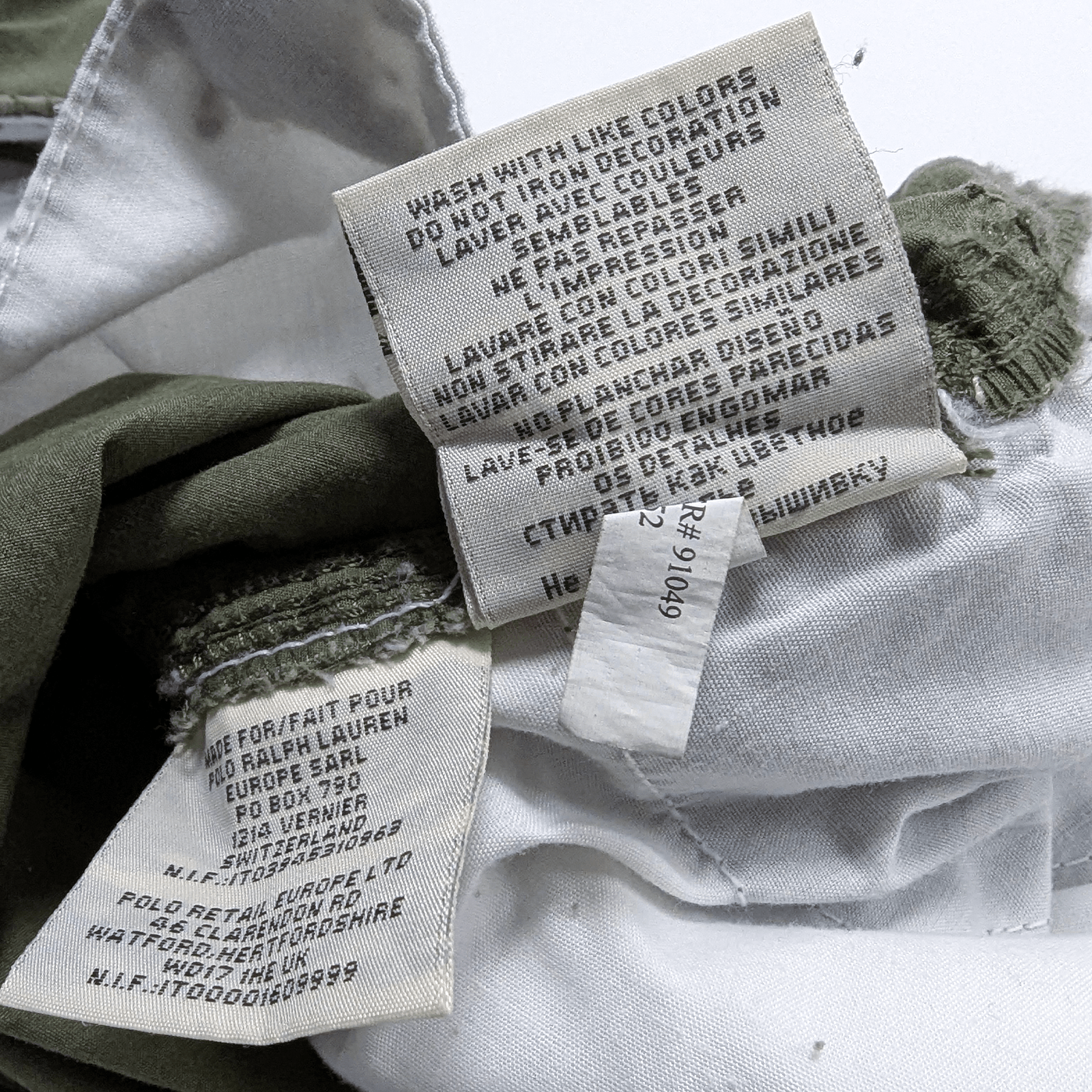 Denim & Supply Ralph Lauren Ralph Laurent Military Multipocket Khaki Green Cargo Pants Size US 34 / EU 50 - 12 Thumbnail