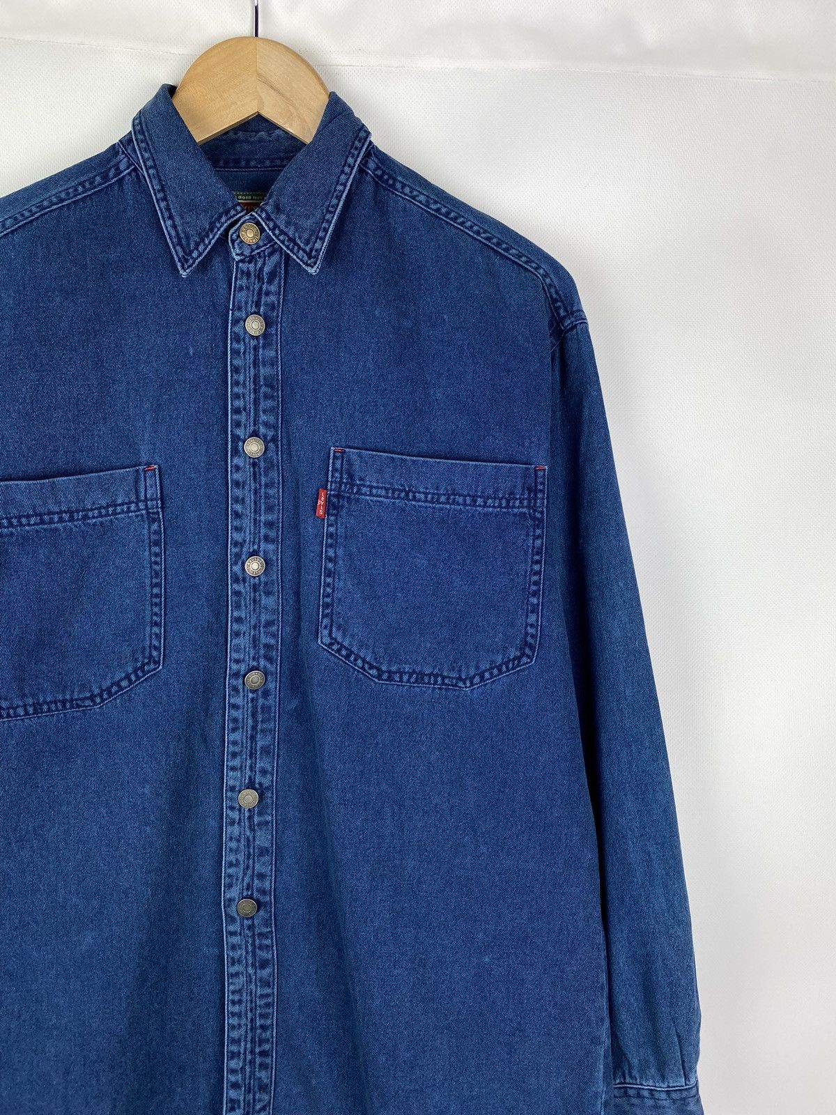 Levi's Levis Vintage Men’s Long Sleeve Denim Button Up Shirt Size US S / EU 44-46 / 1 - 5 Thumbnail
