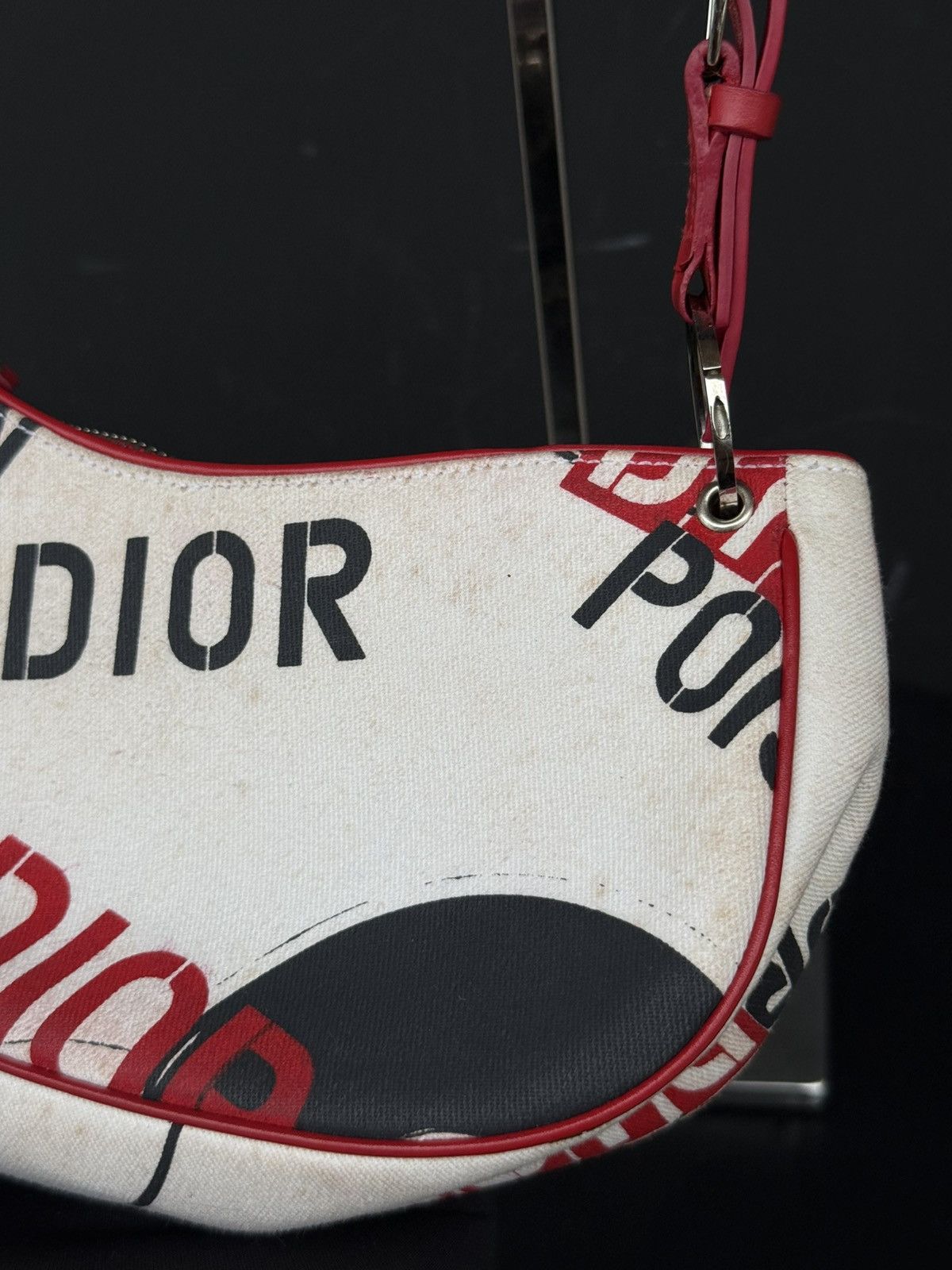 Dior Dior - Galliano Era ‘Hardcore’ Pierced Shoulder Bag Size ONE SIZE - 14 Thumbnail