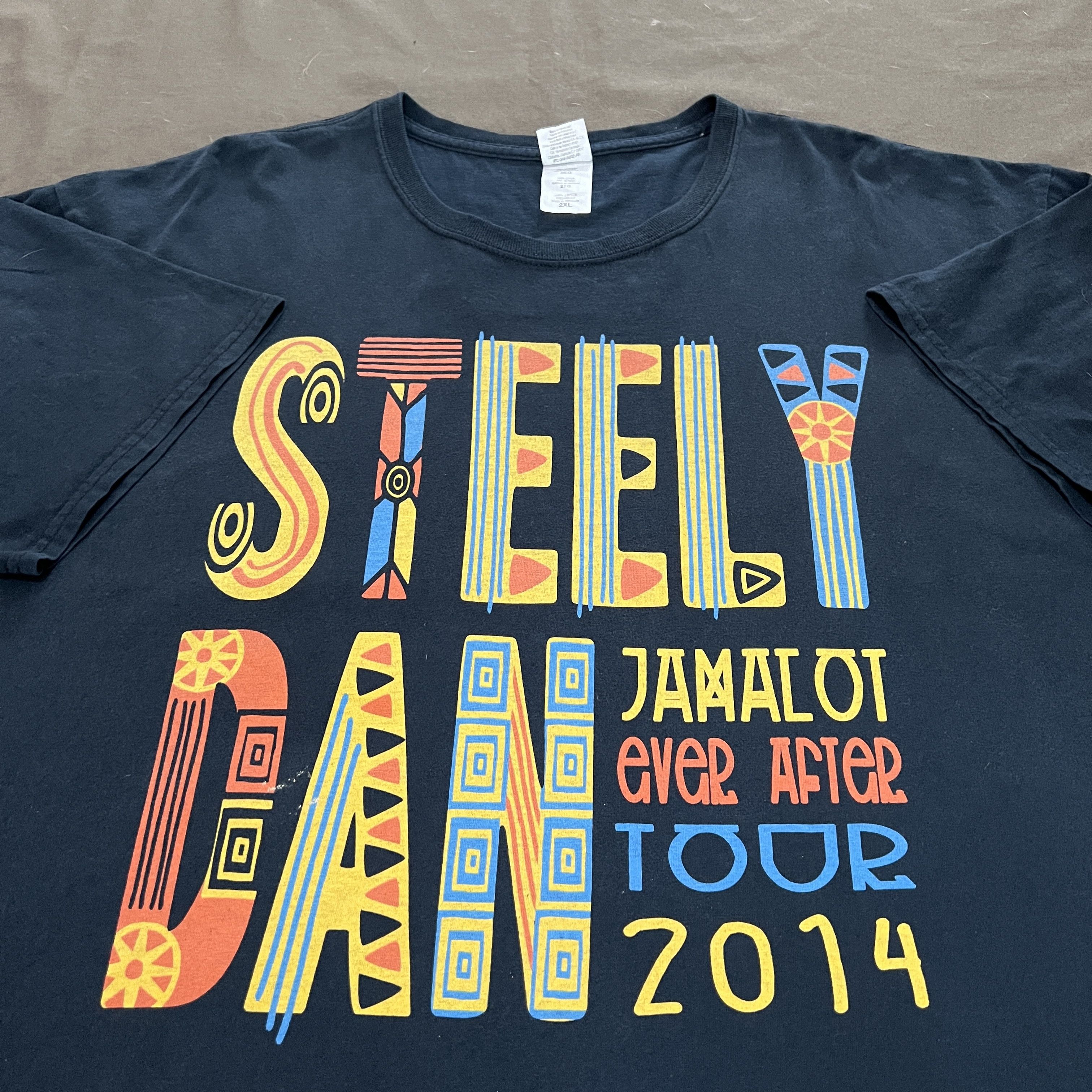 Band Tees 2014 Steely Dan Jamalot Promo Tour Tee 2XL Size US XXL / EU 58 / 5 - 1 Thumbnail