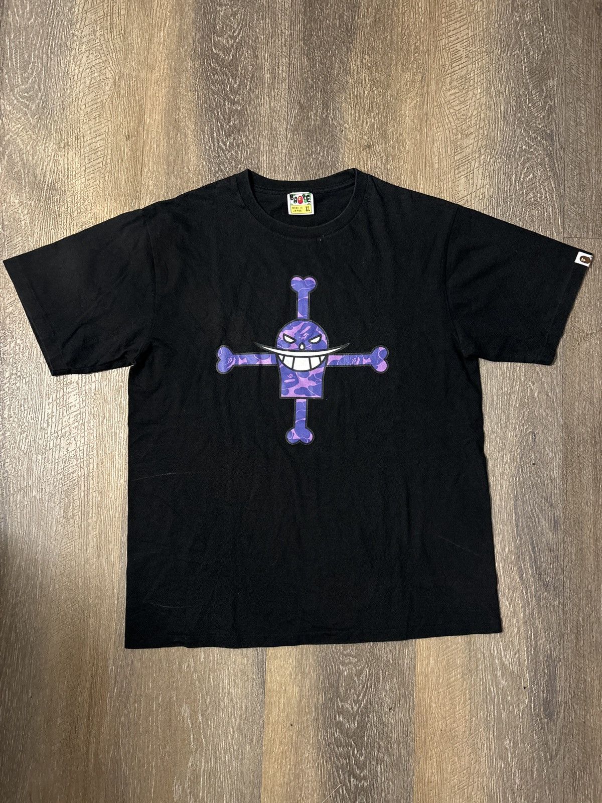 image of Bape X One Piece Whitebeard Tee in Black, Men's (Size XL)