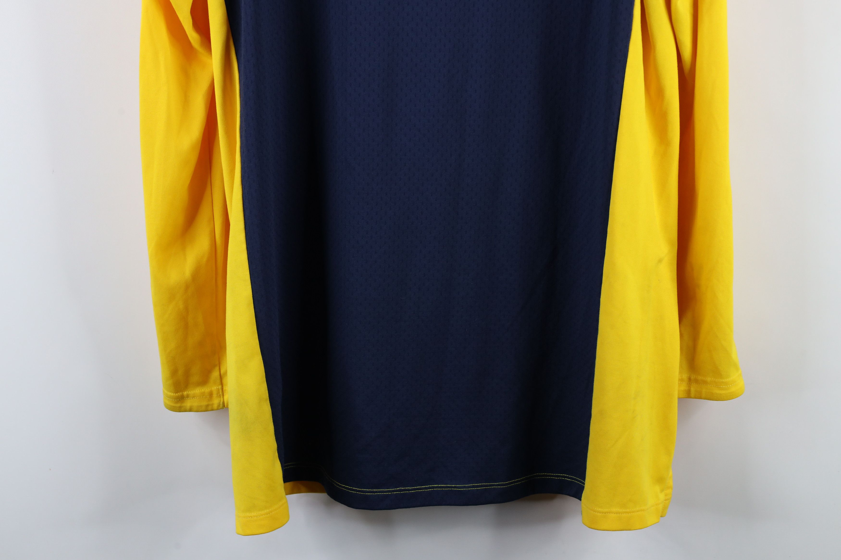 Nike × Vintage Nike Air Jordan Tech Jumpman Long Sleeve T-Shirt Yellow Size US M / EU 48-50 / 2 - 14 Thumbnail