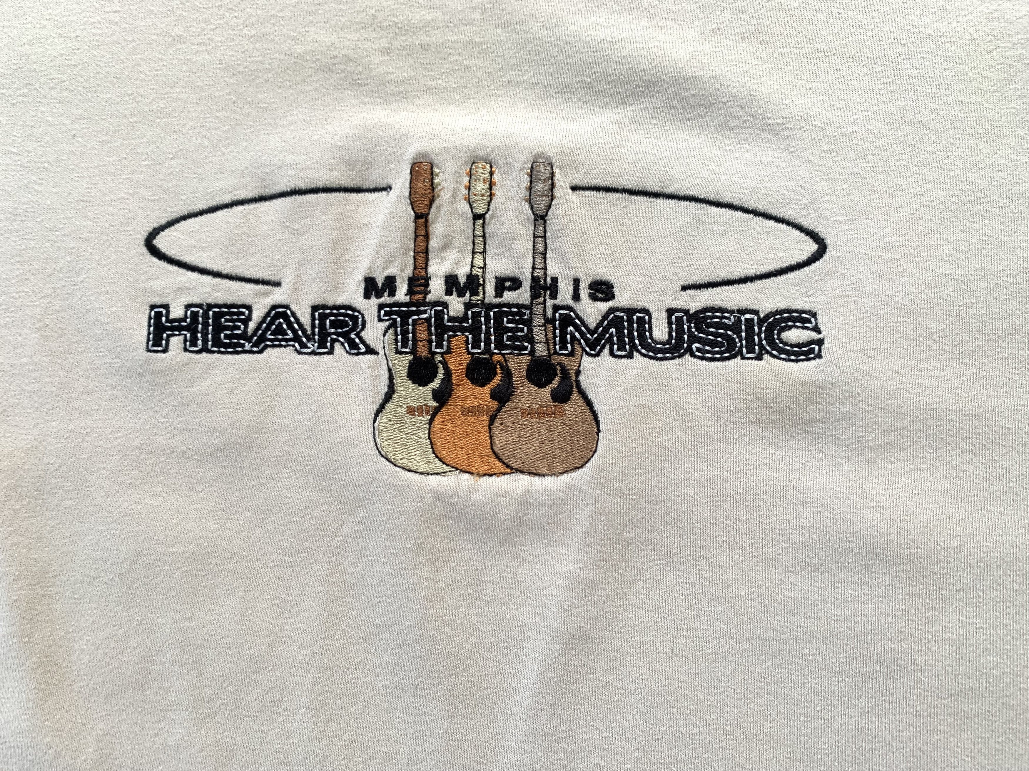 Band Tees × Vintage Vintage Memphis Hear The Music Cotton T-Shirt Size US M / EU 48-50 / 2 - 4 Thumbnail