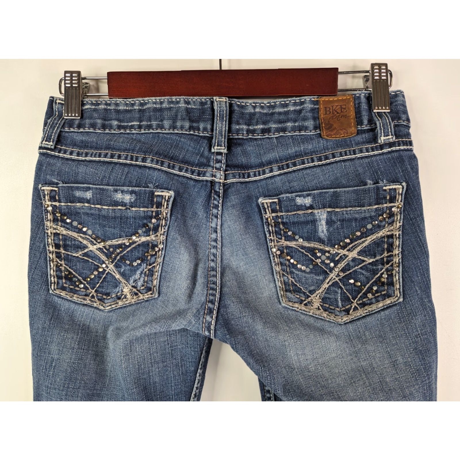 BKE BKE Madison Skinny Stretch Denim Jeans 26 Regular Blue Women Slim Fit BK14121L Size 26" / US 2 / IT 38 - 5 Thumbnail