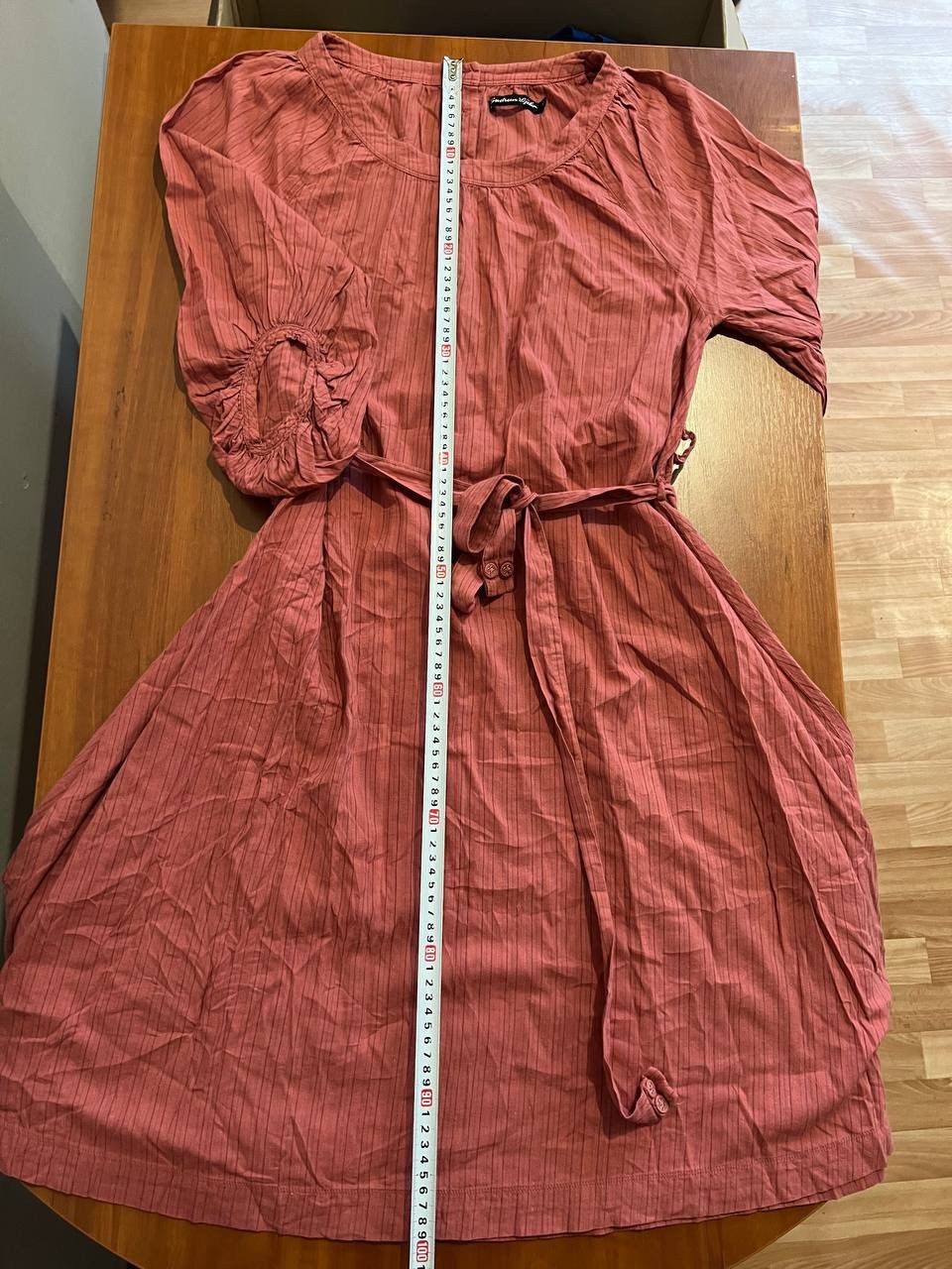 Gudrun Sjoden GUDRUN SJODEN PINK ORGANIC COTTON CASUAL MIDI DRESS SIZE M Size M / US 6-8 / IT 42-44 - 11 Thumbnail