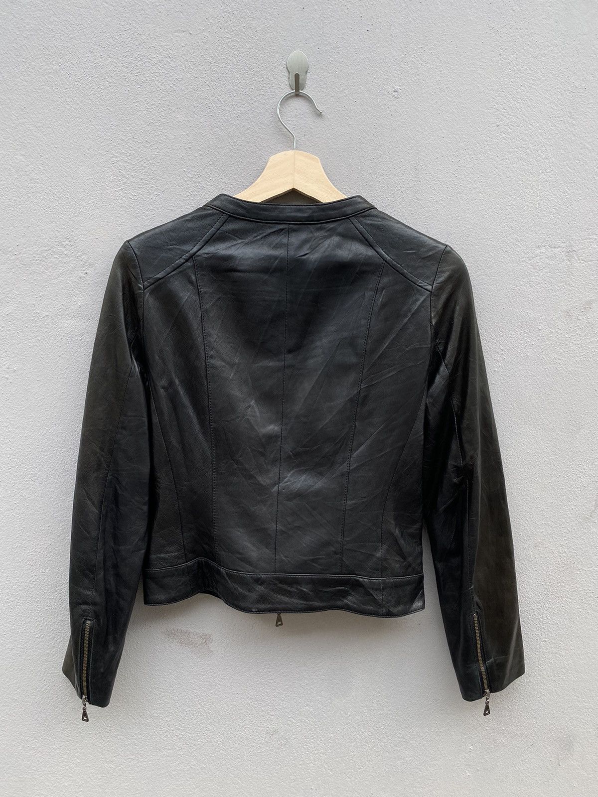 Yohji Yamamoto INÉD by Yohji Yamamoto Biker Leather Sheep Skin Jacket Size L / US 10 / IT 46 - 10 Thumbnail