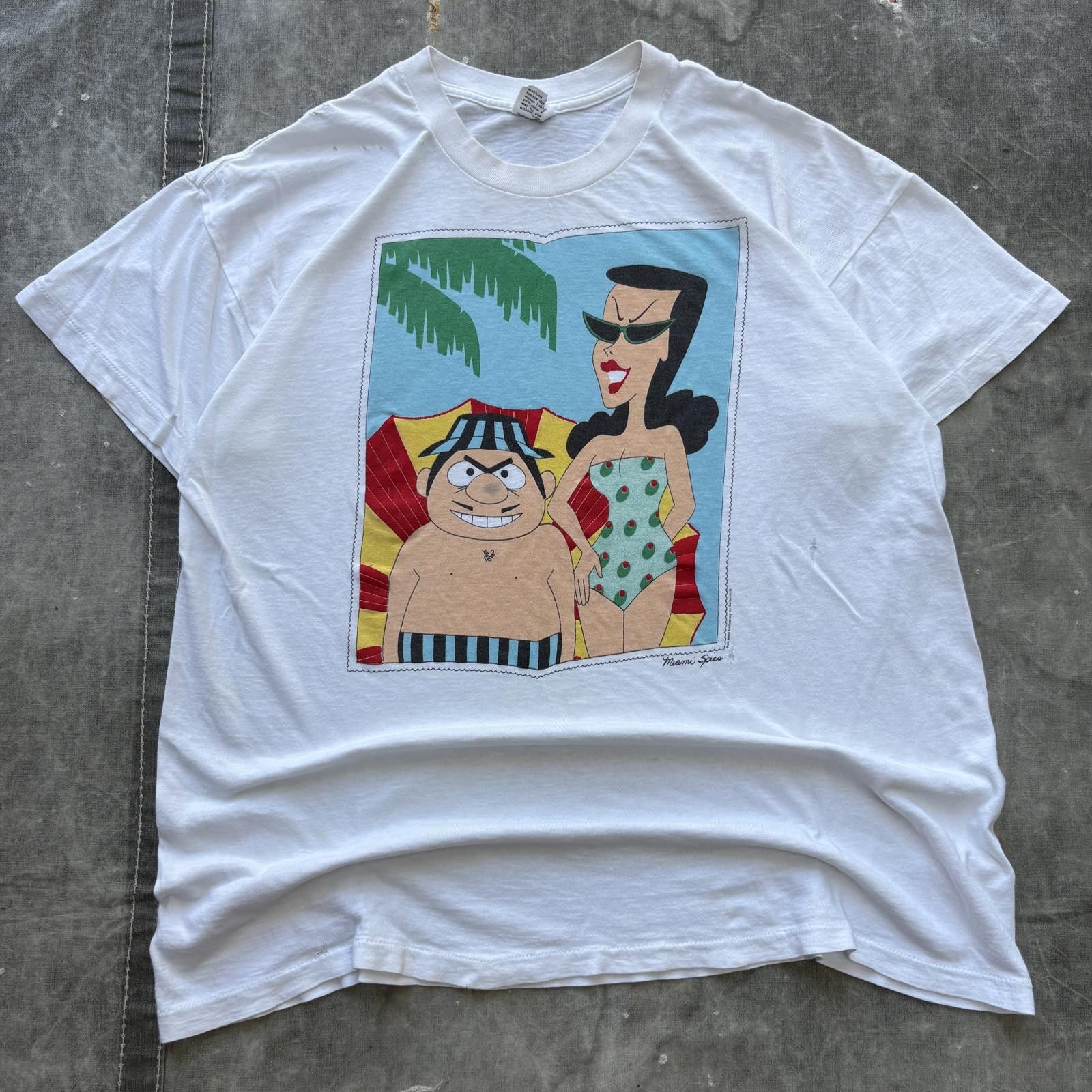 Vintage Vintage Stanley Desantis Boris Badenov Natasha Fatale Shirt Size US XL / EU 56 / 4 - 1 Thumbnail