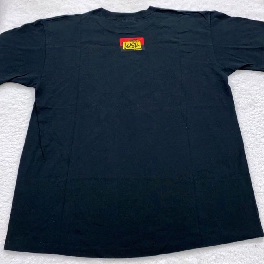 Anvil VINTAGE 90s JOSTA ENERGY DRINK T-Shirt LARGE guarana caffeine single stitch Men Black 80s 90s theme Shirt Mens L Size US L / EU 52-54 / 3 - 3 Thumbnail