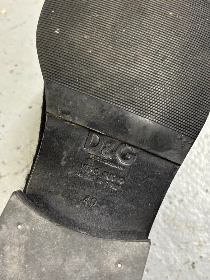 Dolce & Gabbana Dolce & Gabbana Black Calf Hair Chelsea Boots Size US 9 / IT 39 - 11 Thumbnail