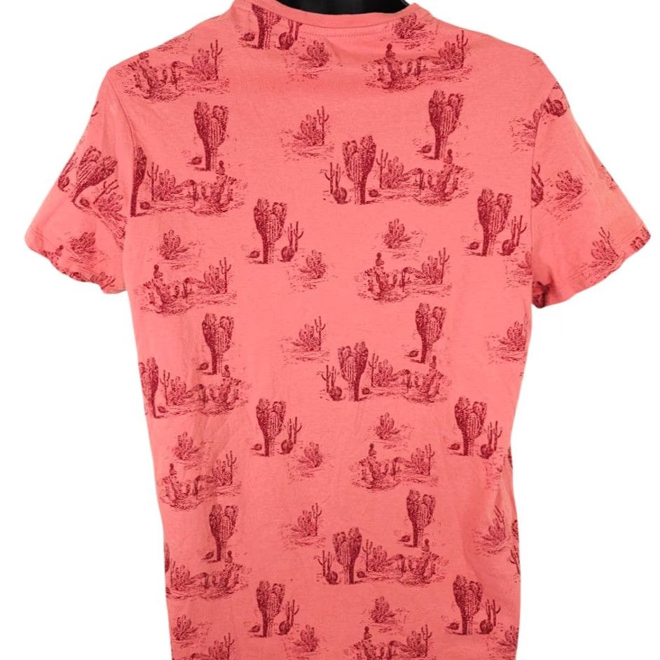 Vintage Desert Cactus T Shirt Mens Size Medium Pink All Over Print Size US M / EU 48-50 / 2 - 3 Thumbnail