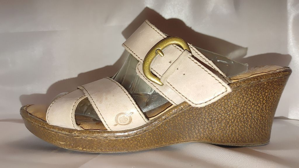 Born Born Salima Leather Sandals Size 11M Size US 11 / IT 41 - 3 Thumbnail
