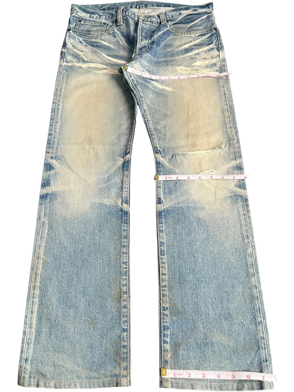 Takeo Kikuchi Vintage Takeo Kikuchi Mud Wash Distressed Jeans Size US 33 - 8 Thumbnail