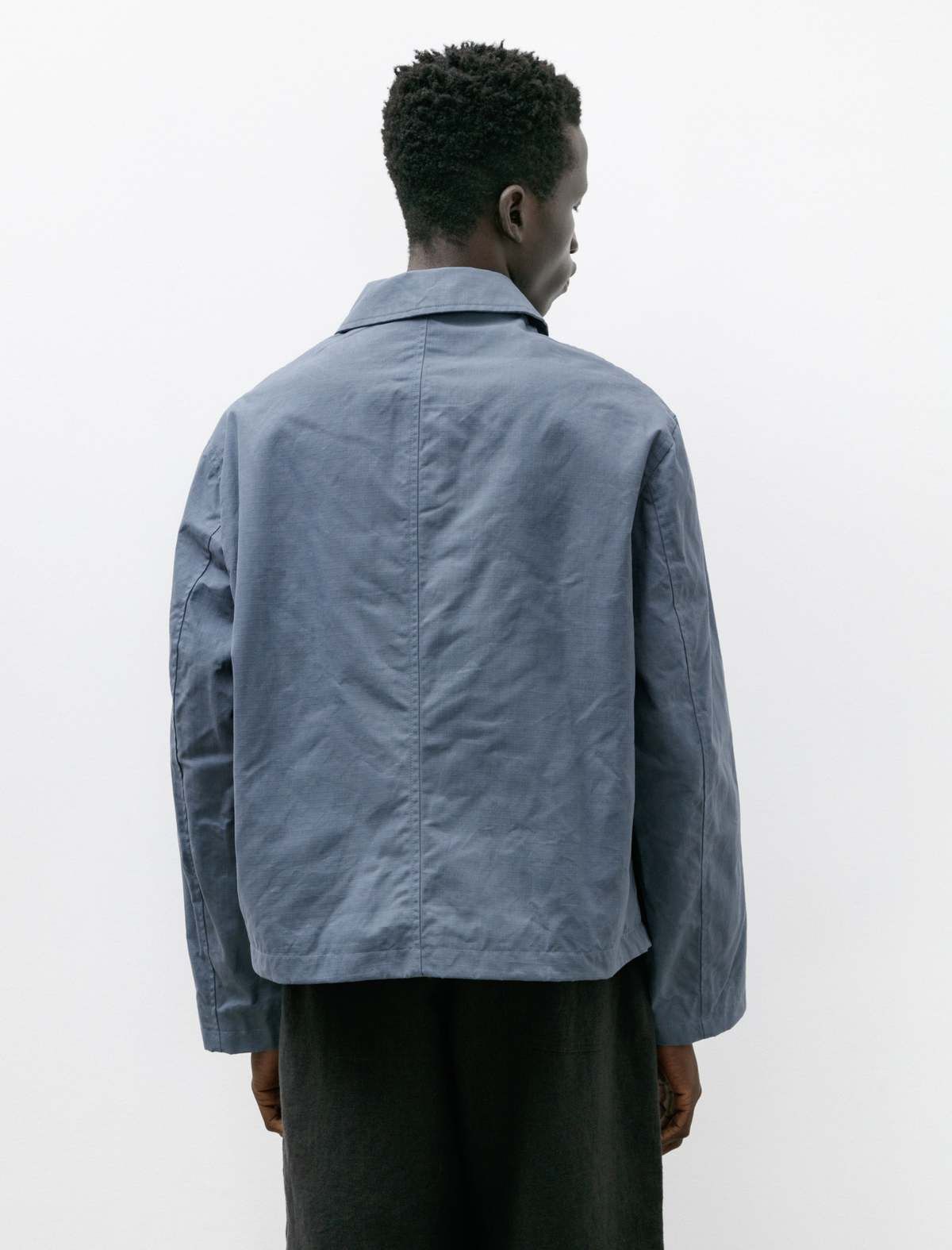 James Coward James Coward Site Jacket Dark Chambray Waxed Riptstop Size US M / EU 48-50 / 2 - 6 Thumbnail