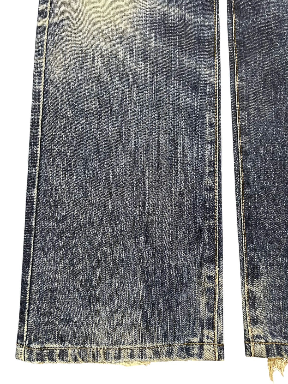 Edwin Vintage 90s Edwin 403 Faded Wash Distressed Loose Jeans Size US 32 / EU 48 - 7 Thumbnail