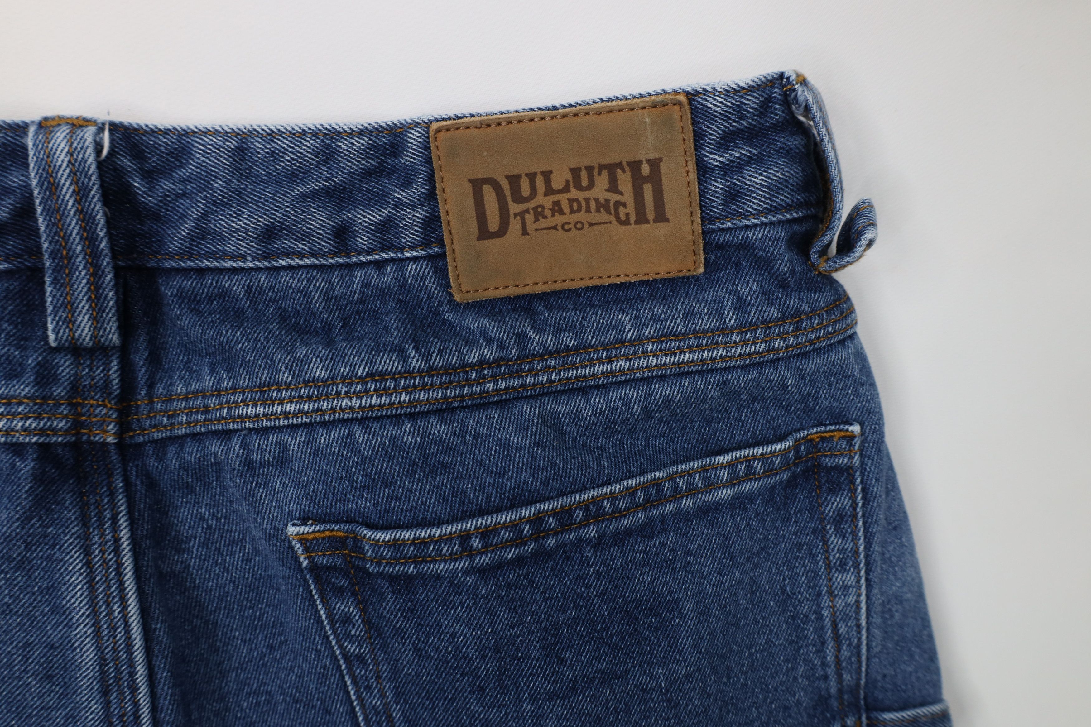 Duluth Trading Company Duluth Trading Co Fleece Lined Heavy Dungaree Denim Jeans Size US 34 / EU 50 - 14 Thumbnail