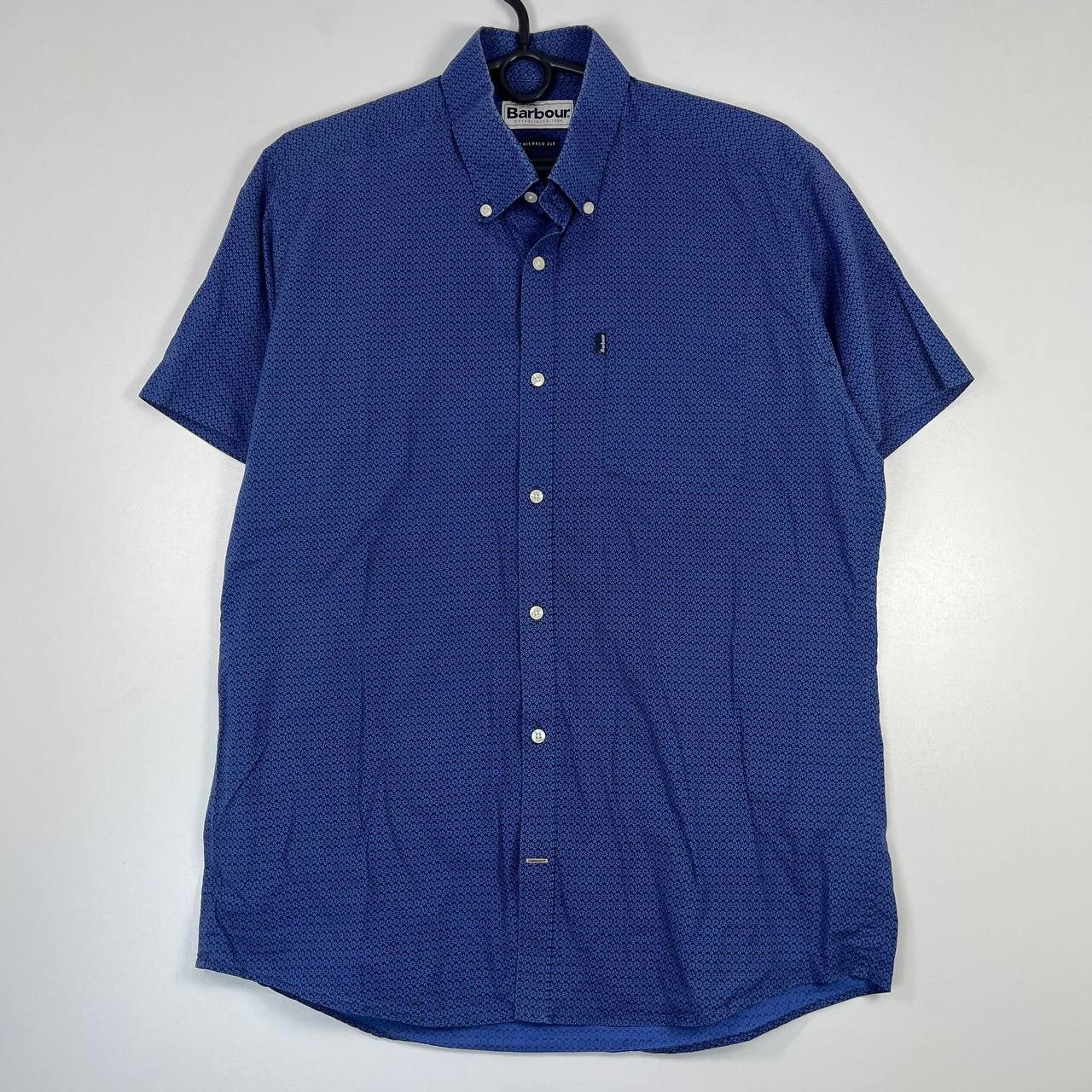 Barbour Barbour Tailored Fit Short Sleeve Button Down Shirt Size M Size US M / EU 48-50 / 2 - 1 Thumbnail