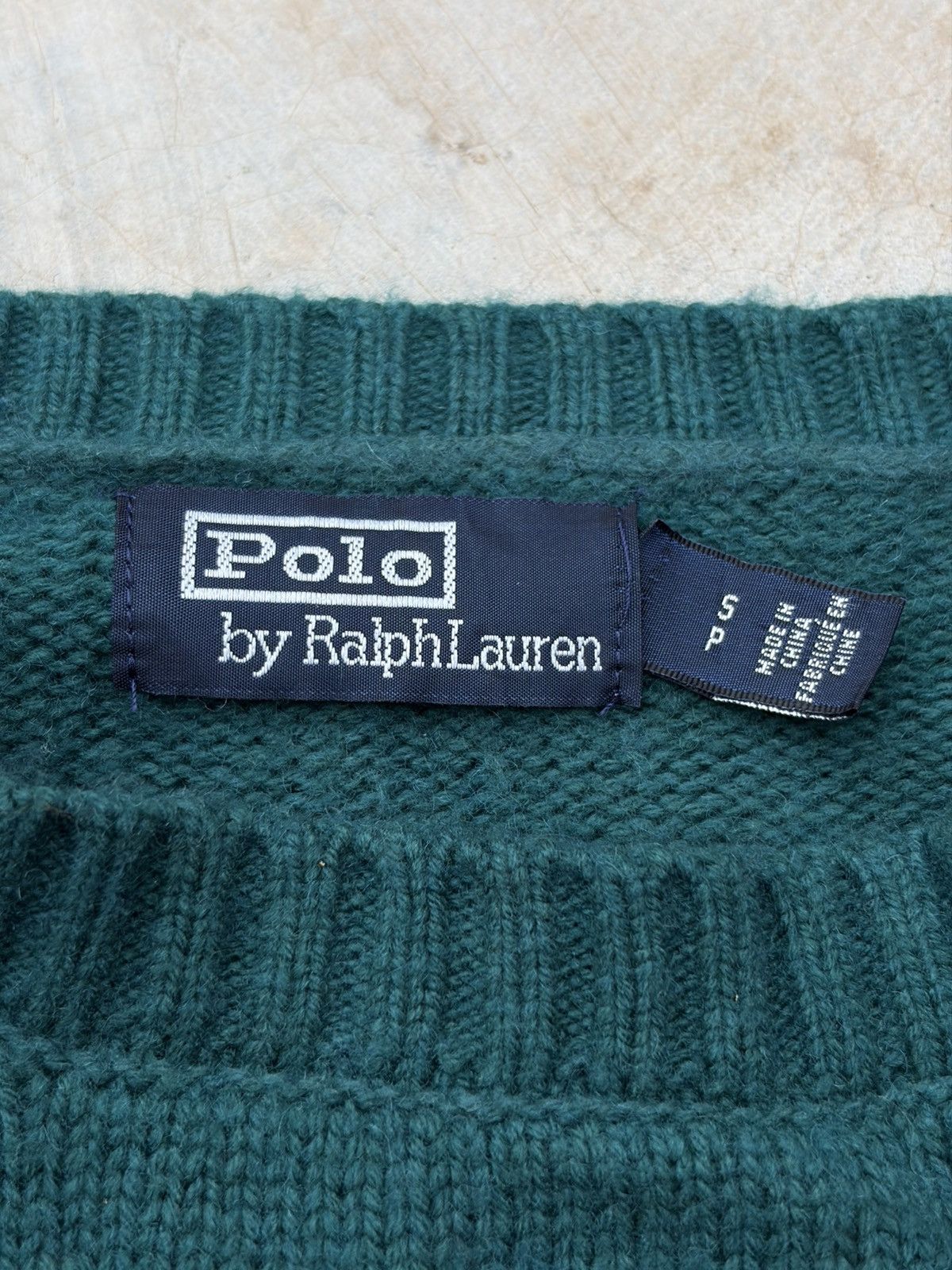 Polo Ralph Lauren Vintage 00s Polo Ralph Lauren Bear Knit Sweater Size US S / EU 44-46 / 1 - 7 Thumbnail