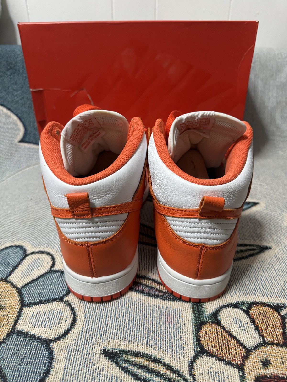 Nike NIKE DUNK HIGH RETRO QS - SYRACUSE 2016 Size US 9.5 / EU 42-43 - 3 Thumbnail
