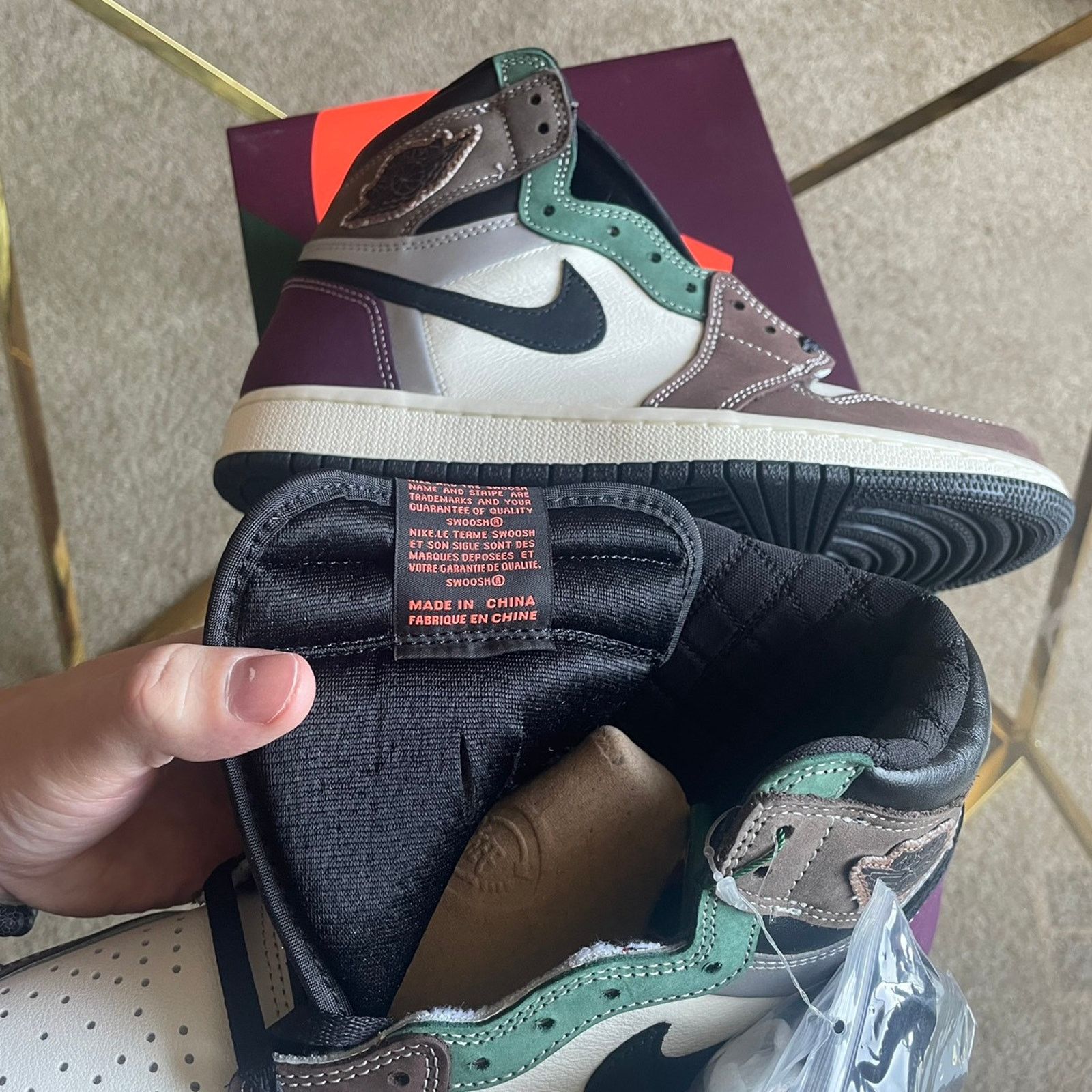 Jordan Brand DH3097-001 AiR JORDAN 1 Hi HAND CRAFTED MALLARD DUCK AUTUMN Size US 8 / EU 41 - 1 Thumbnail