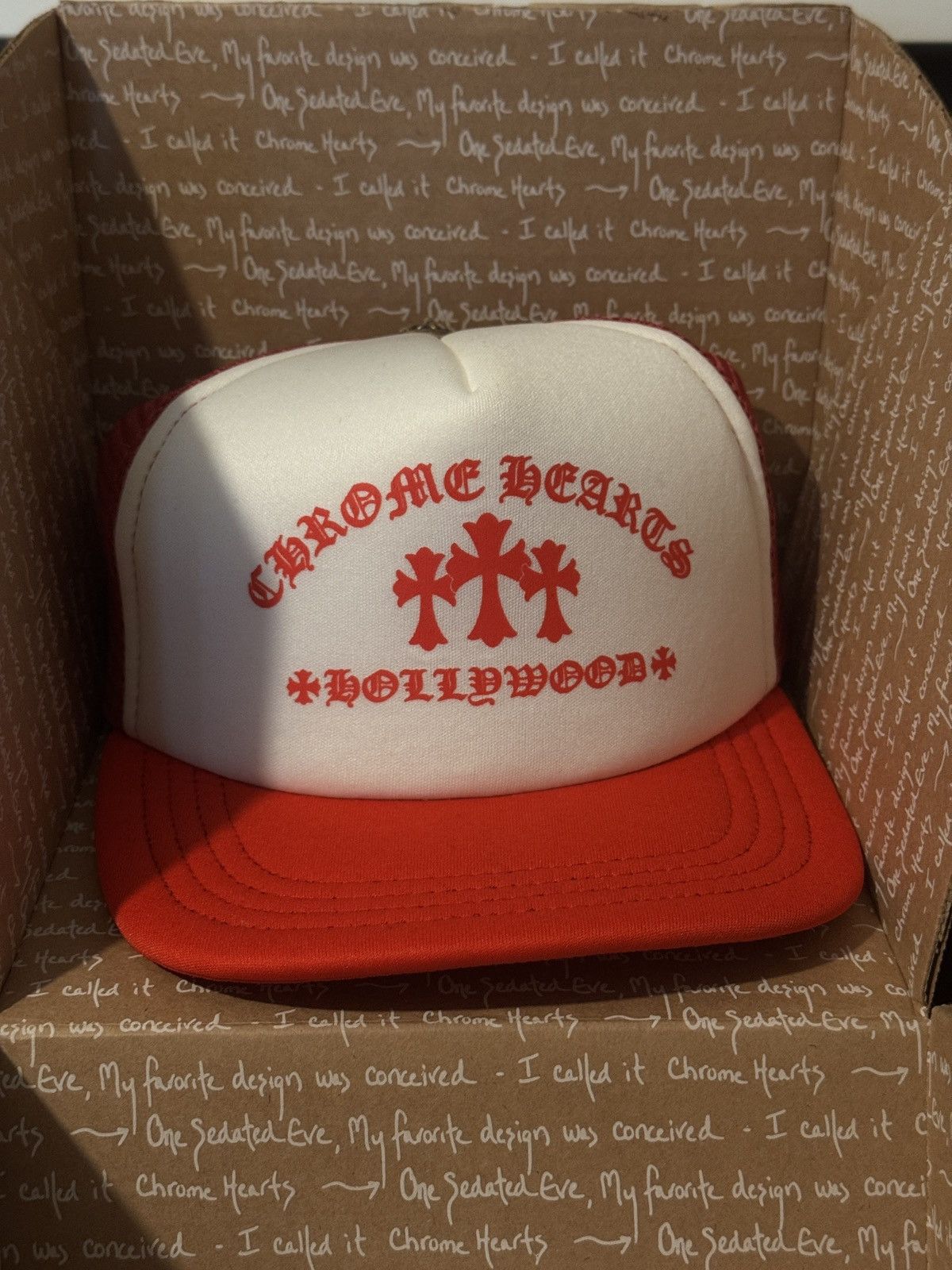Chrome Hearts Chrome Hearts Trucker Hat King Taco Red Size ONE SIZE - 3 Thumbnail