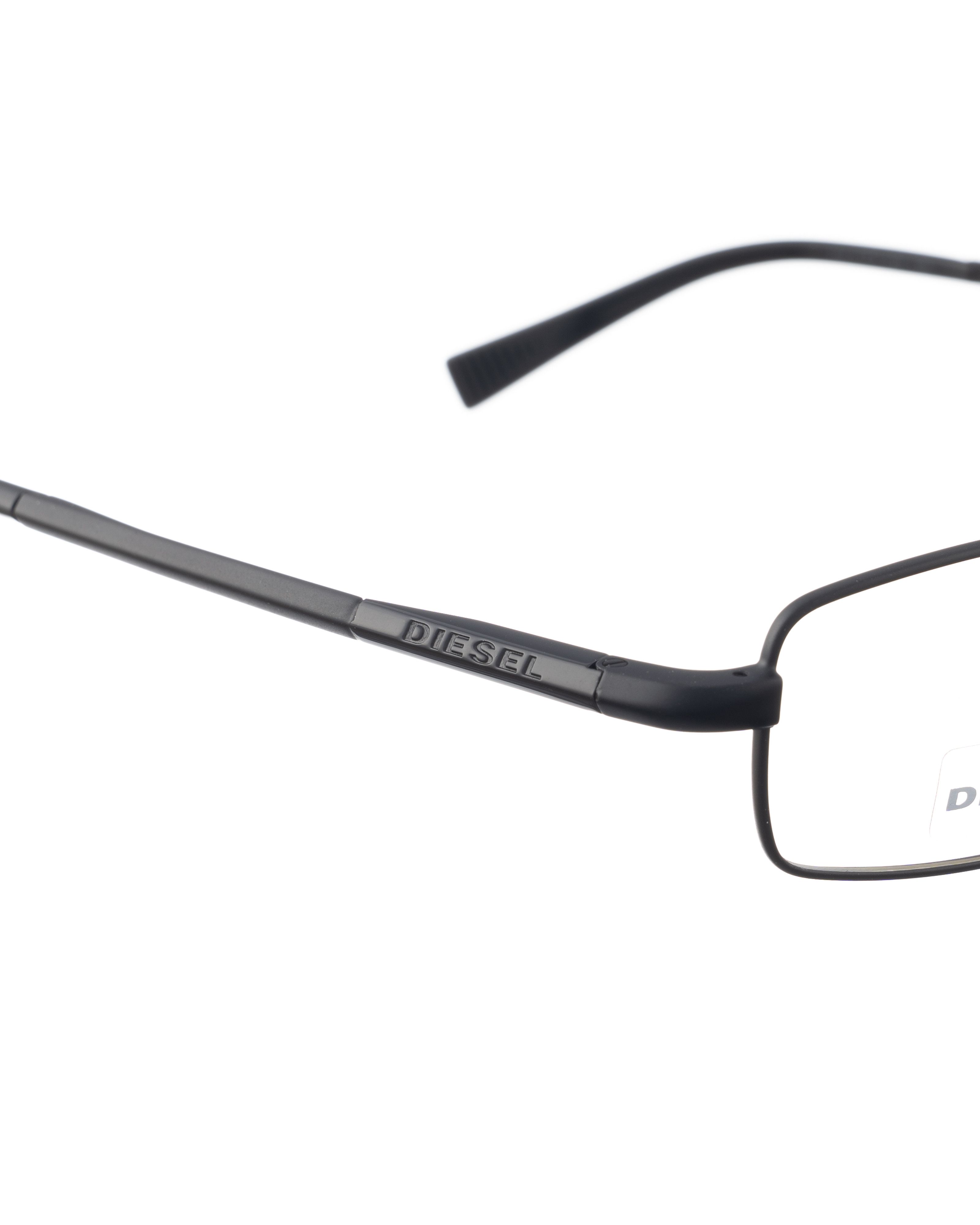 Diesel Diesel 00s Black Grey Matte Classic Glasses Size ONE SIZE - 3 Thumbnail