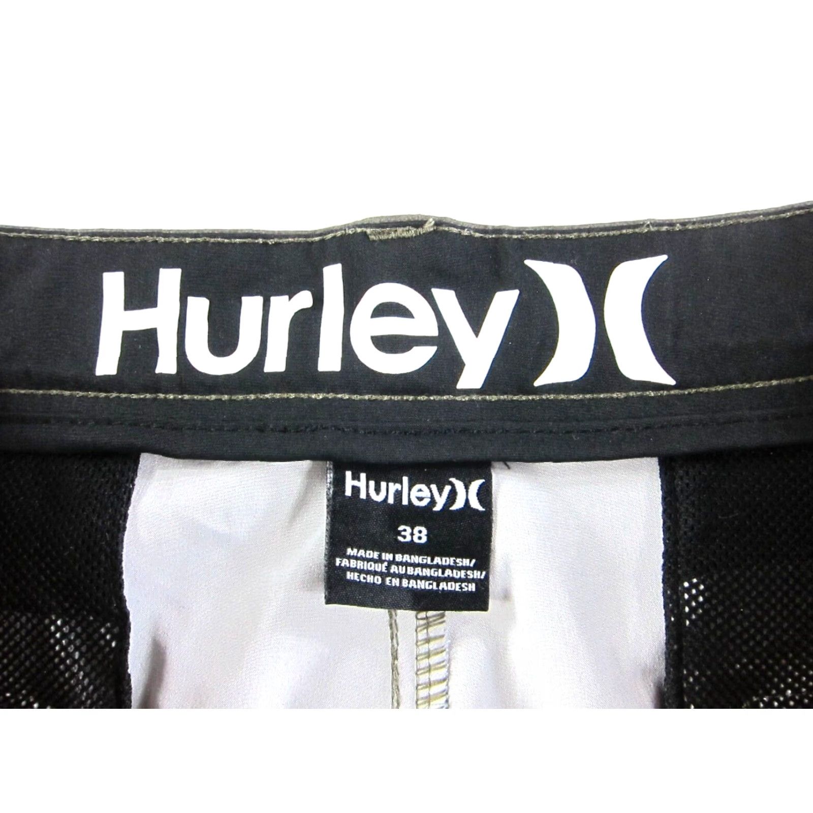 Hurley VINTAGE Hurley Army Green Lightweight Active Stretch Pocket Chino Shorts Men 38 Size US 38 / EU 54 - 3 Thumbnail