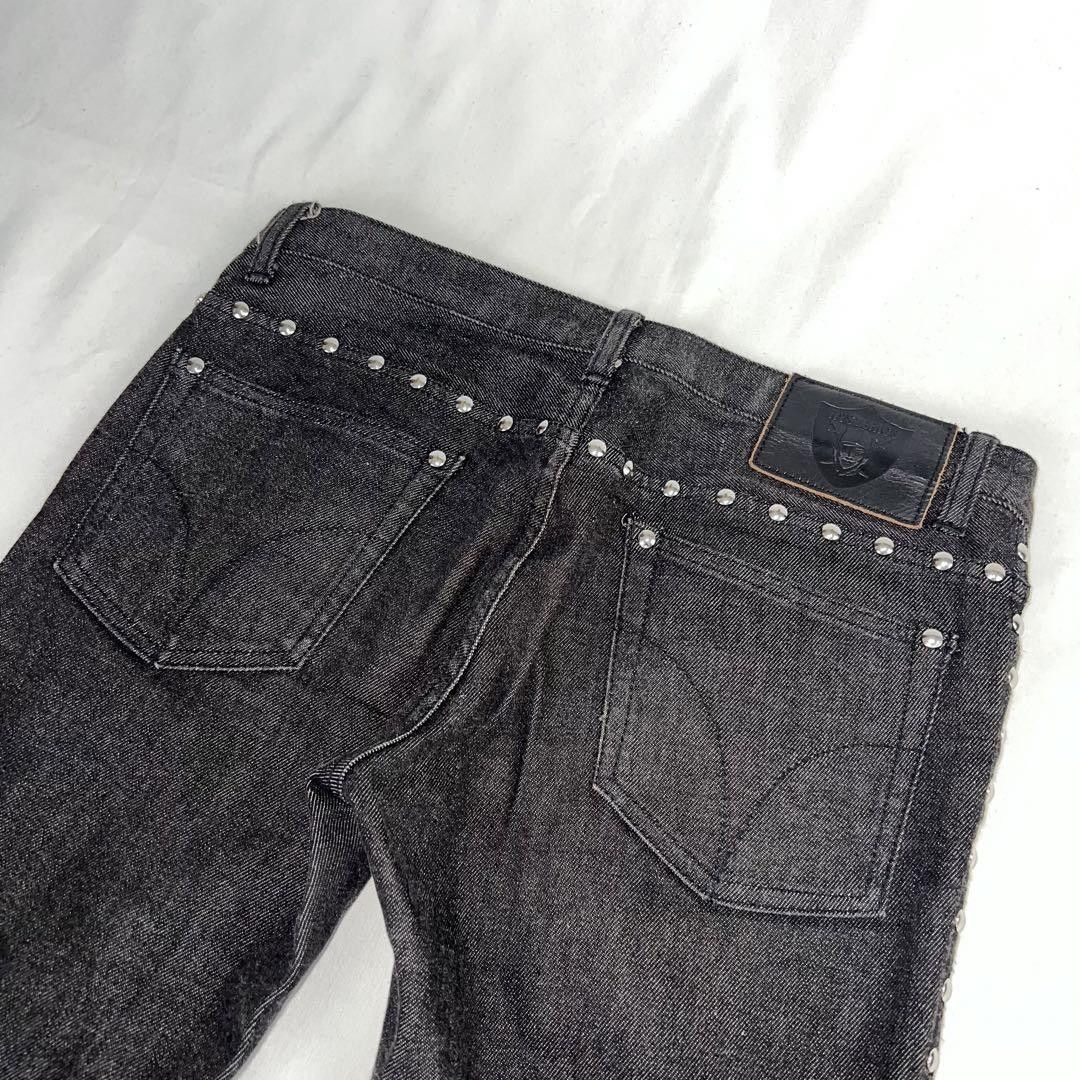 Hysteric Glamour Hysterics STUDS FLARE DENIM Size US 29 - 6 Thumbnail