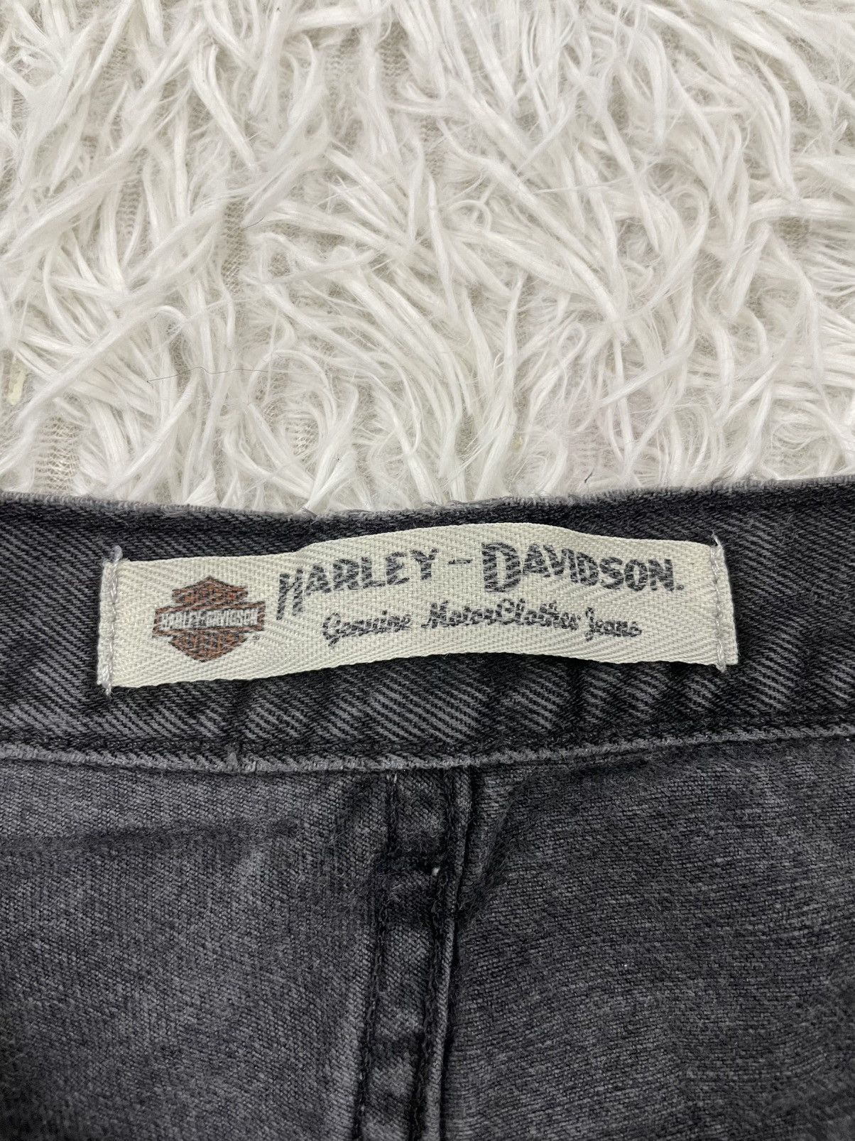 Harley Davidson Harley Davidson Denim Relaxed Leg Pants Size US 37 - 18 Thumbnail